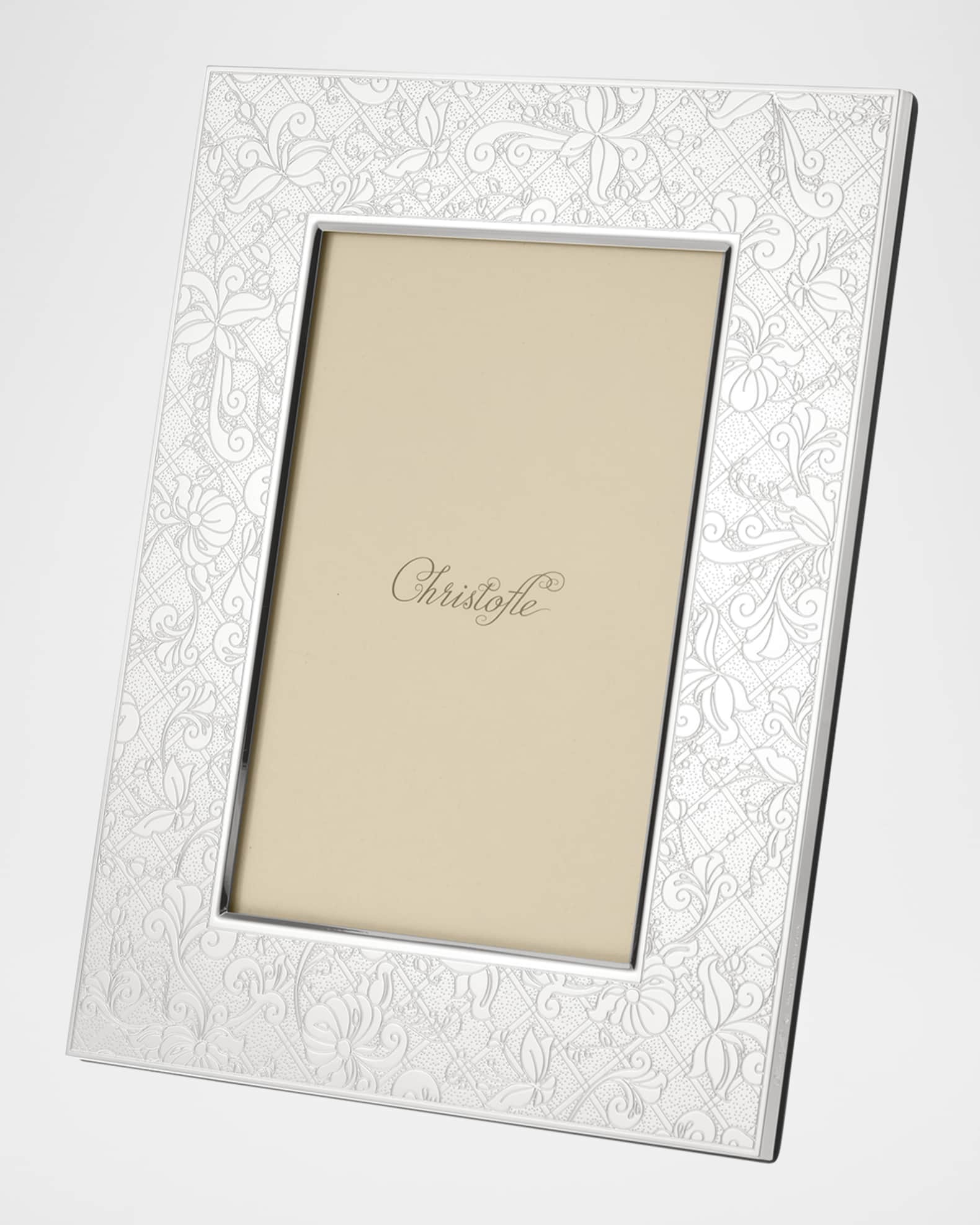 Jardin d'Eden Silver-Plated Picture Frame, 4" x 6" 0