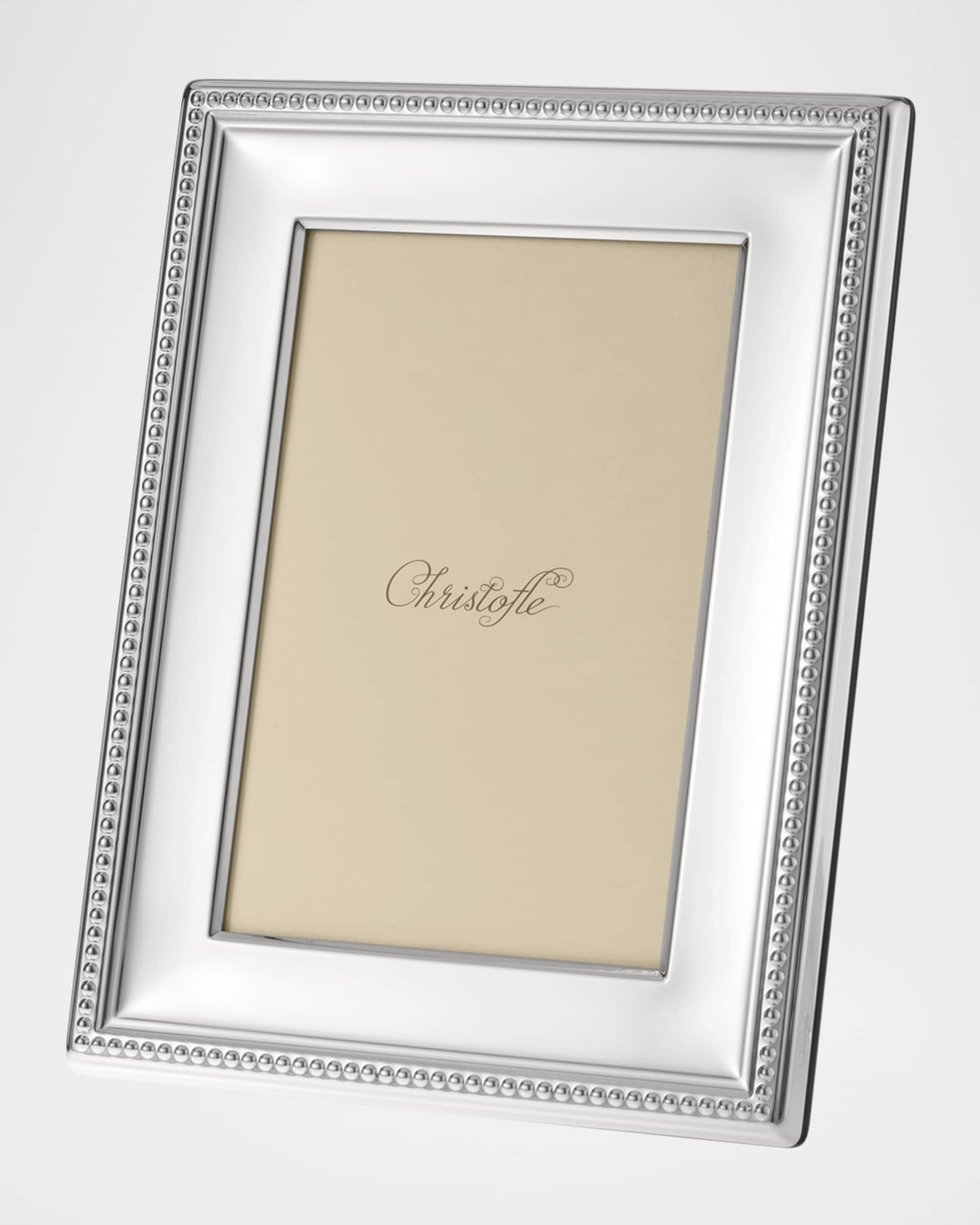 Perles Silver-Plated Picture Frame, 4" x 6" 0