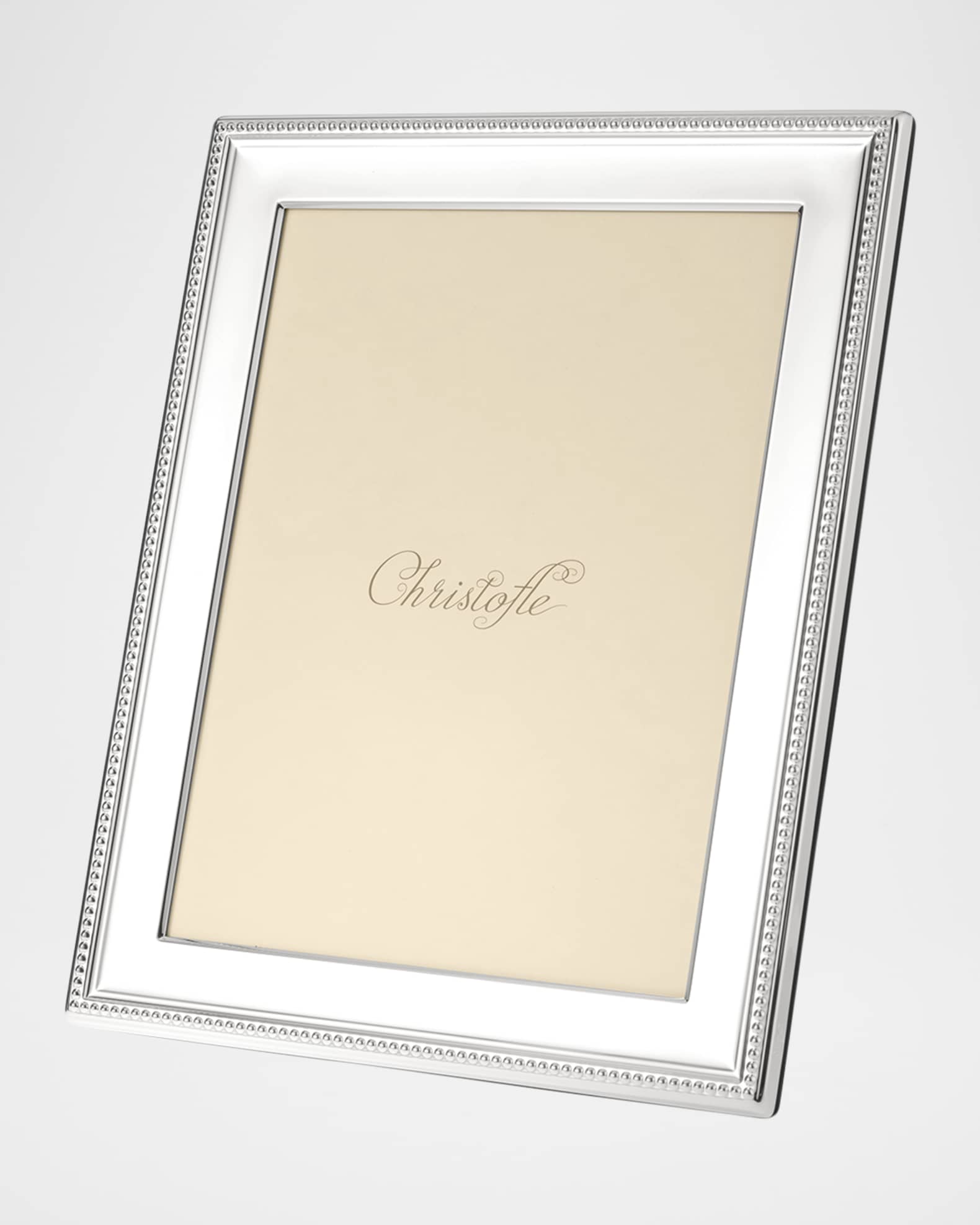 Perles Silver-Plated Picture Frame, 7" x 9" 0