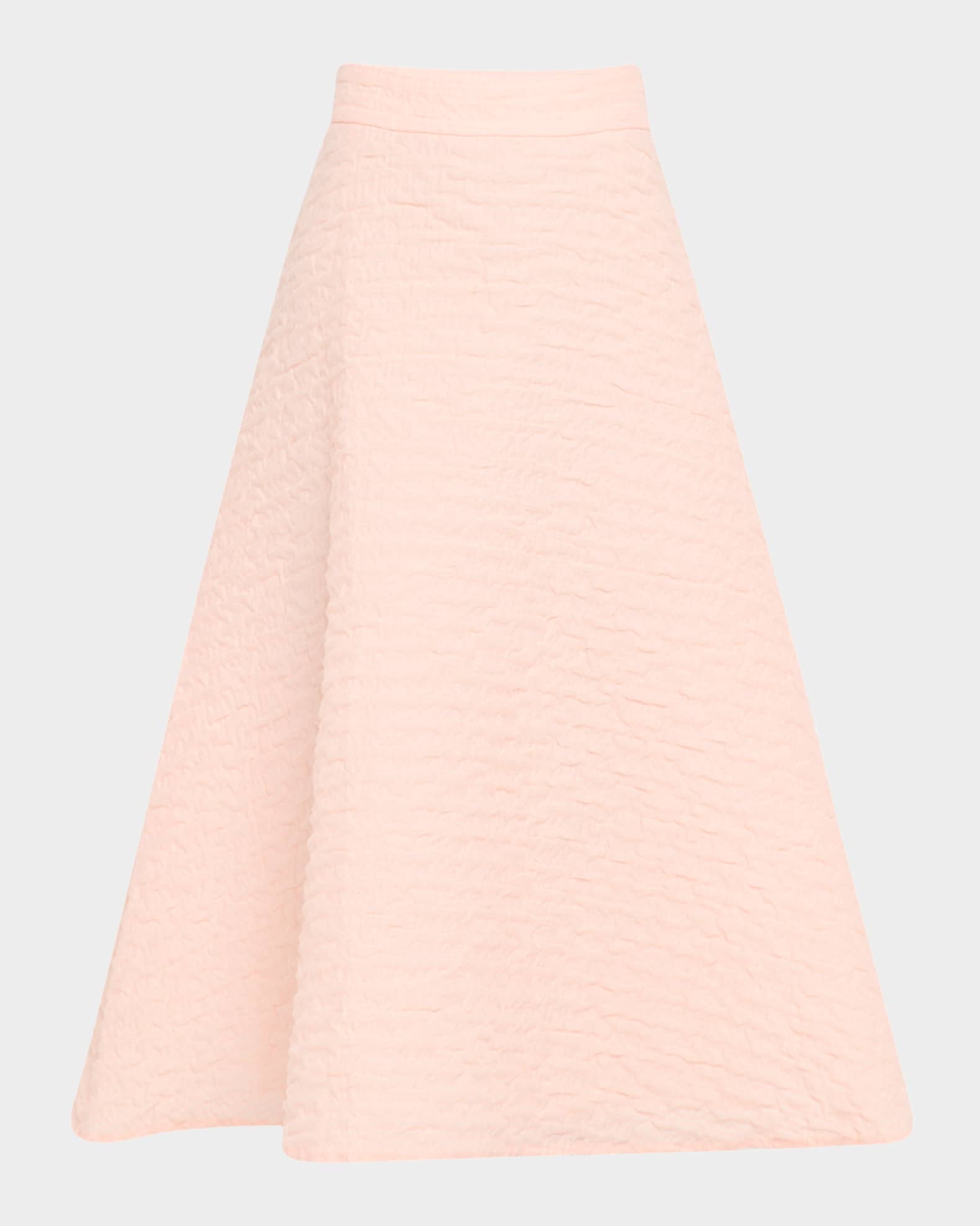 Bubble 3D Organza A-Line Midi Skirt 0