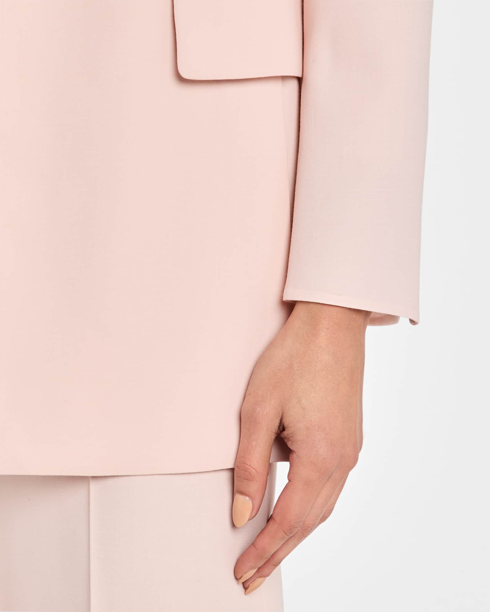 Akris Alvar Double-Face Wool Cardigan Jacket | Neiman Marcus