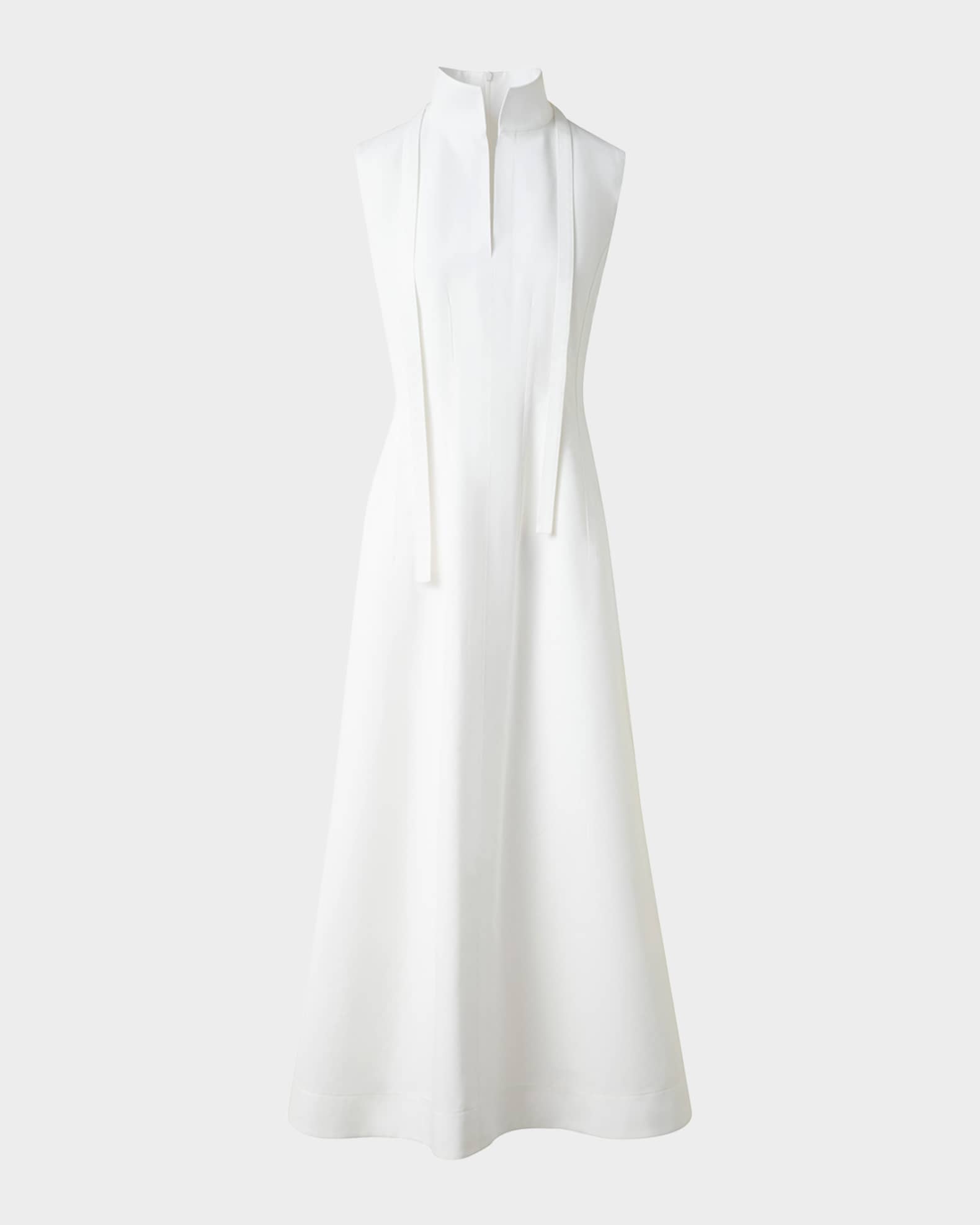 Fit-and-Flare Cotton Midi Dress 0