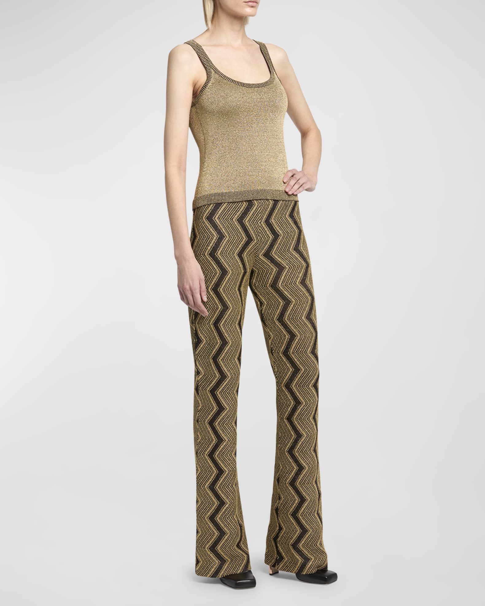 Missoni Metallic Knit Tank Top | Neiman Marcus