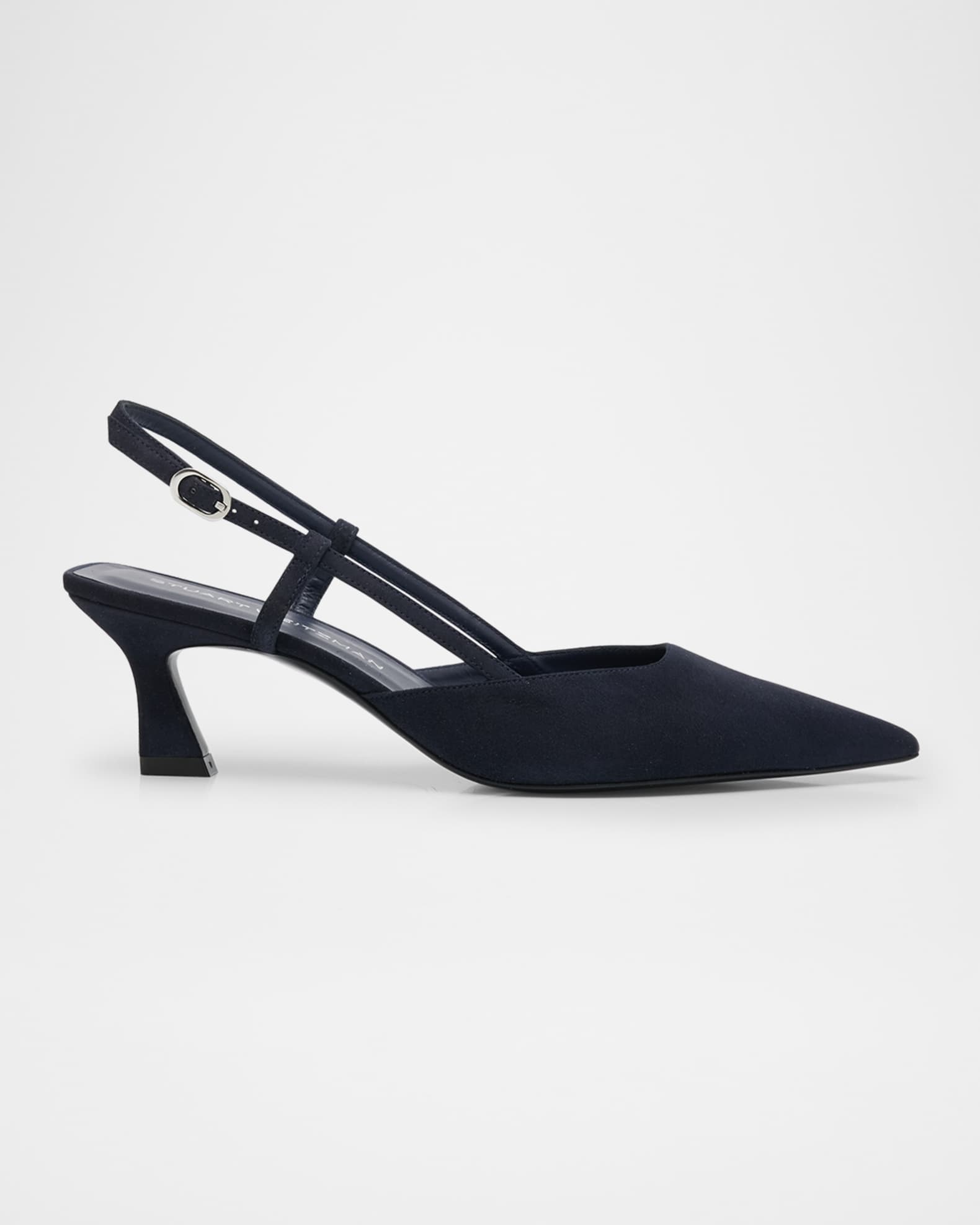 Vinnie Suede Kitten Slingback Pumps 0