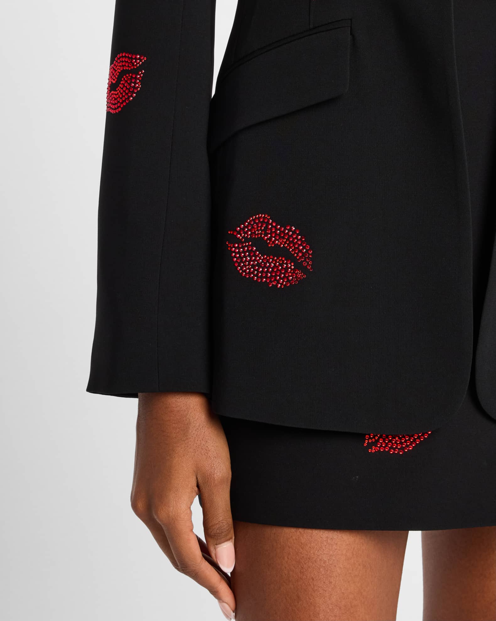 [ROMANTIC CROWN]★WIDE SNAP BLAZER MUSINSA | ROMANTIC CROWN Wide snap blazer_black