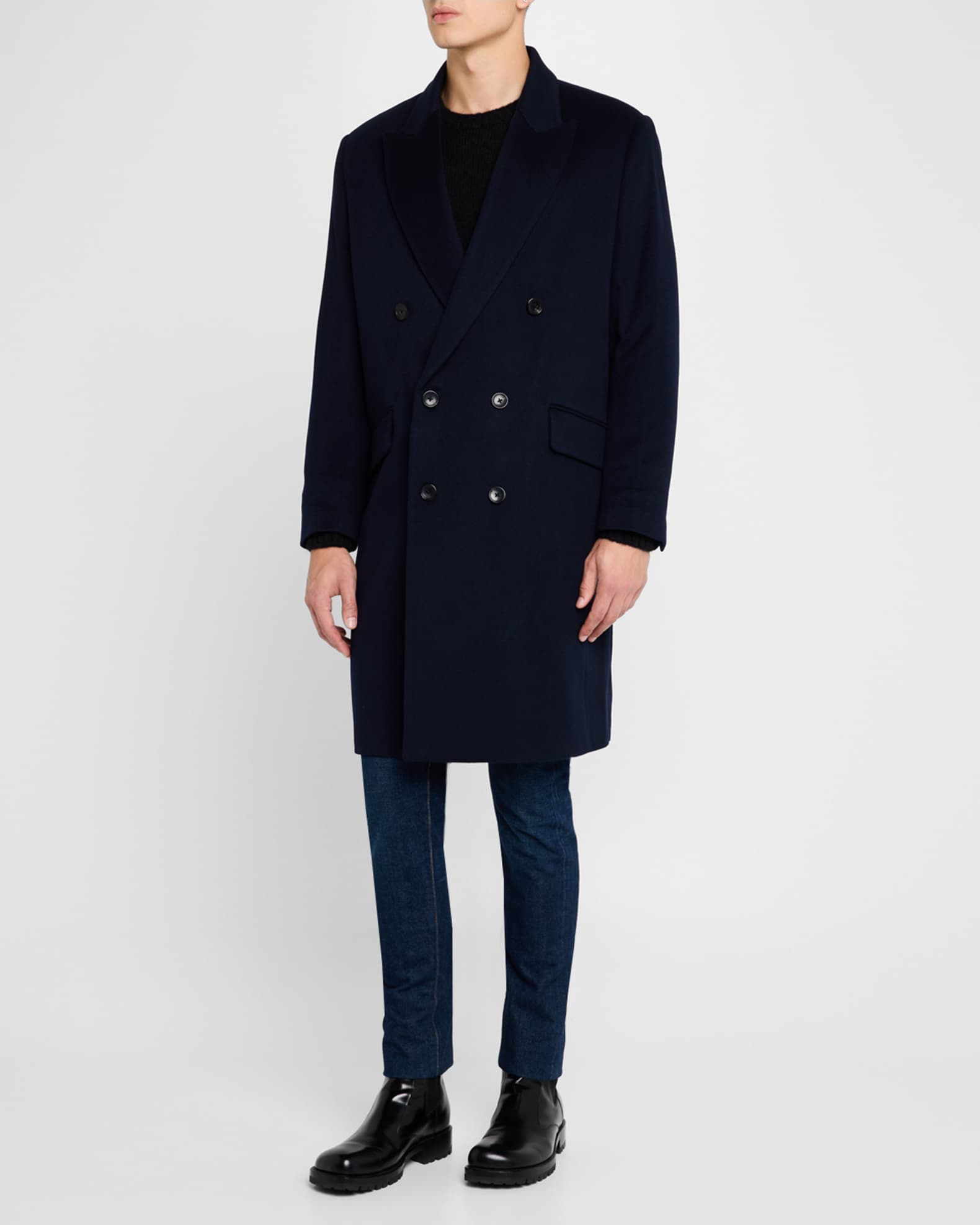 Cardinal of Canada Men s Thomas Cashmere Overcoat Neiman Marcus