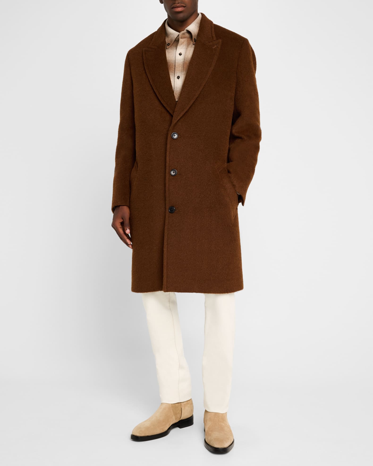 Cardinal of canada double mock wool blend neck coat online