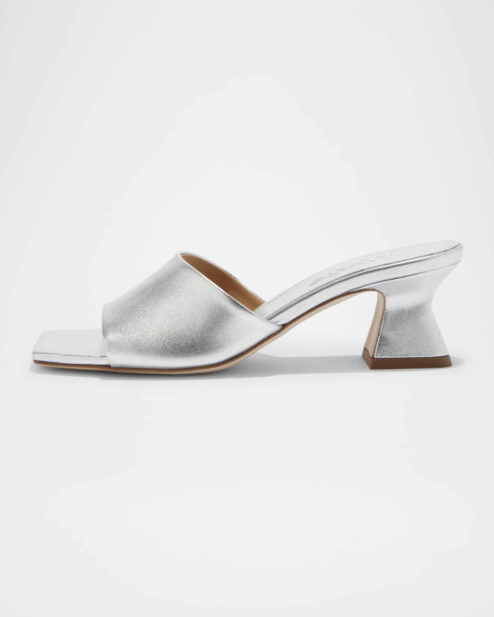 Ale Metallic Mule Sandals 0