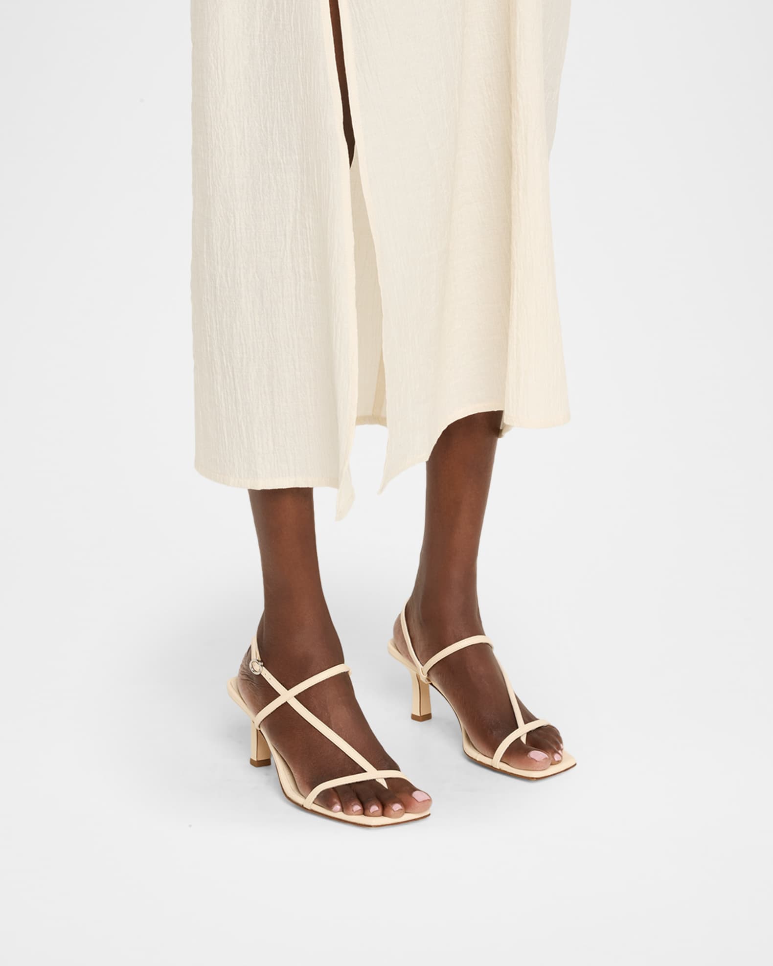 Elise Leather Mule Sandals 1