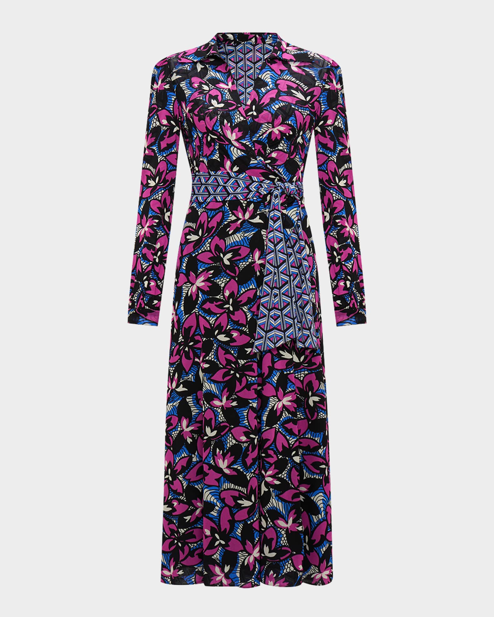 Phoenix Reversible Midi Wrap Dress