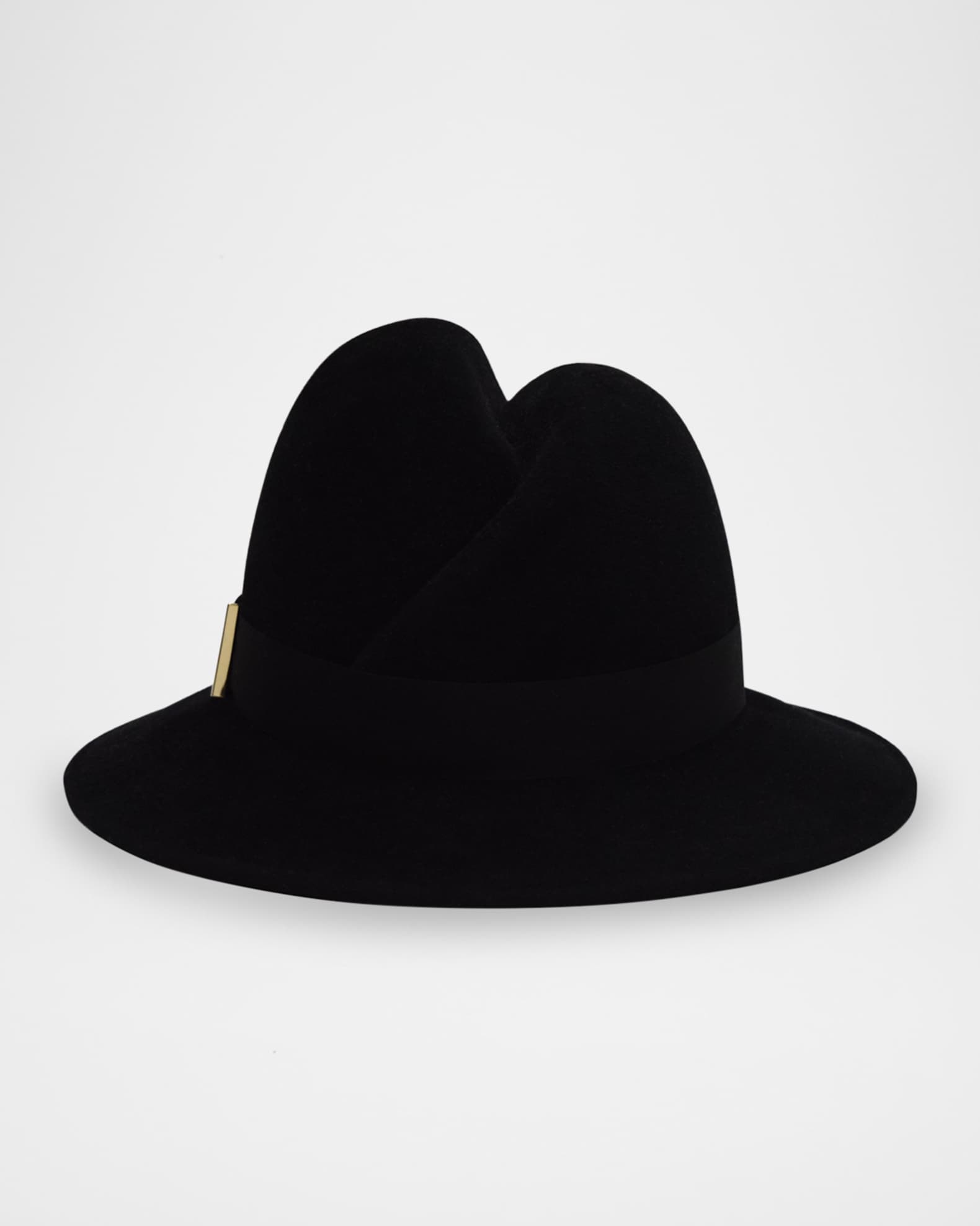Nell Rabbit Hair Fedora Hat 1