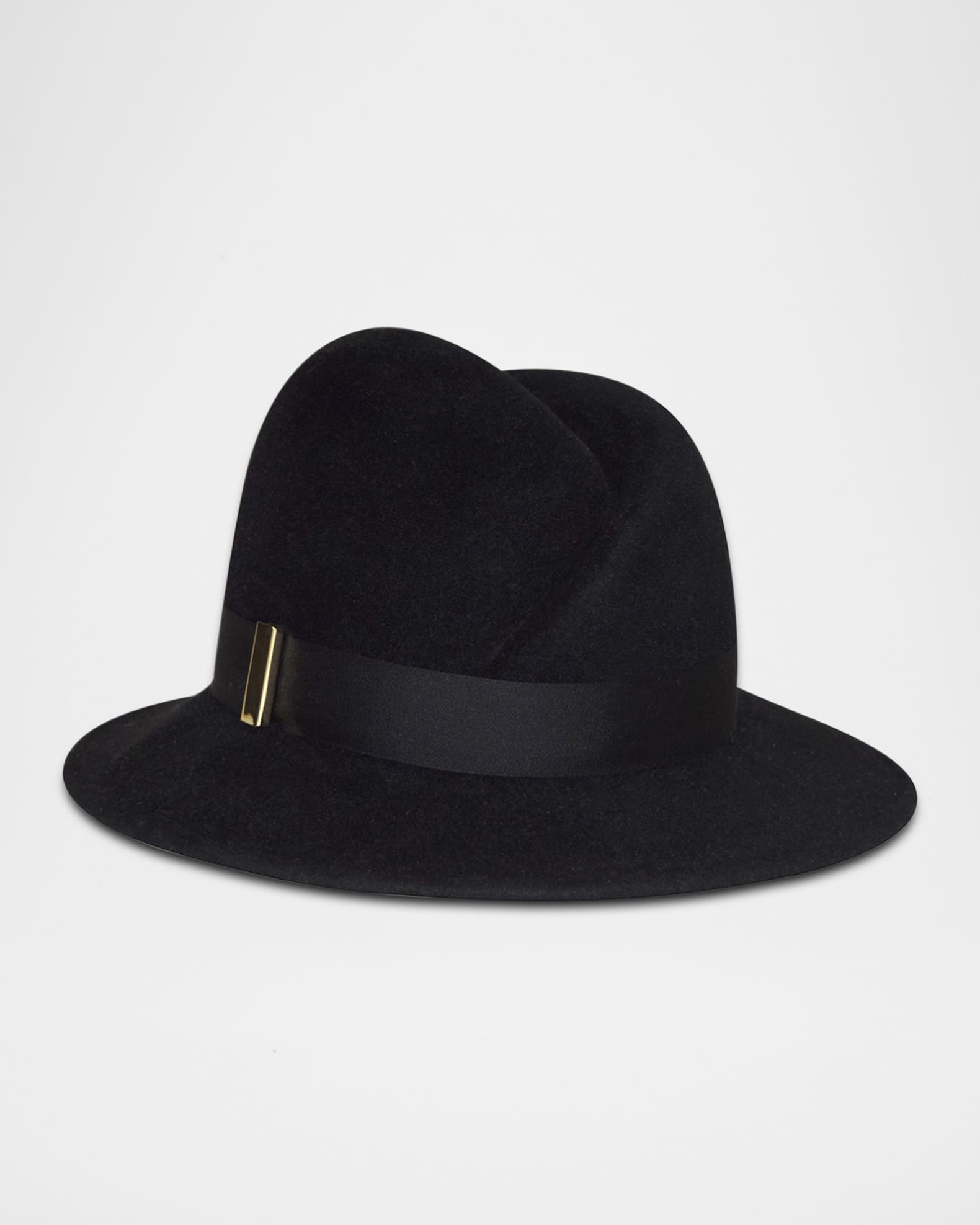 Nell Rabbit Hair Fedora Hat 0