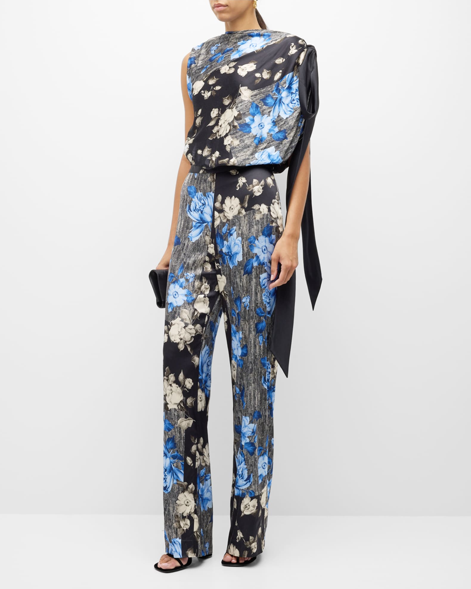 Draped Bow-Detail Top 1