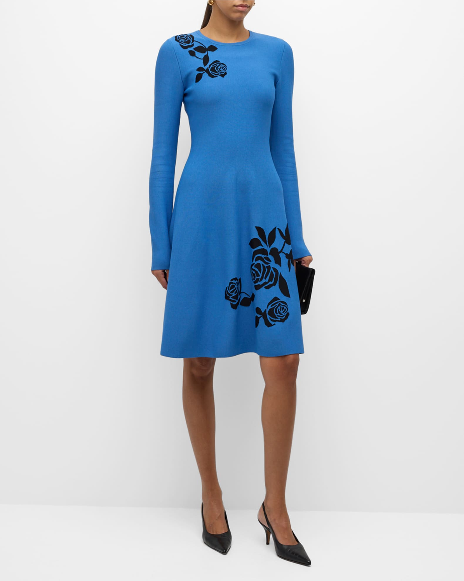 Wild Roses Jacquard Dress main image 1