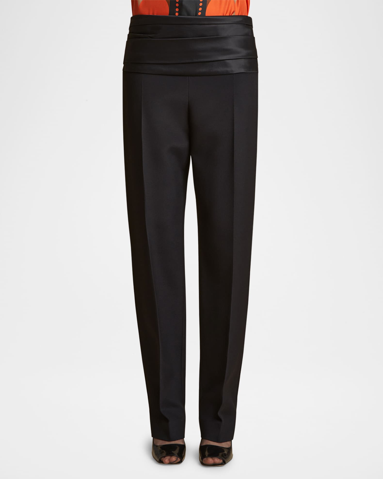 Camberly Bicolor Draped Pants 1
