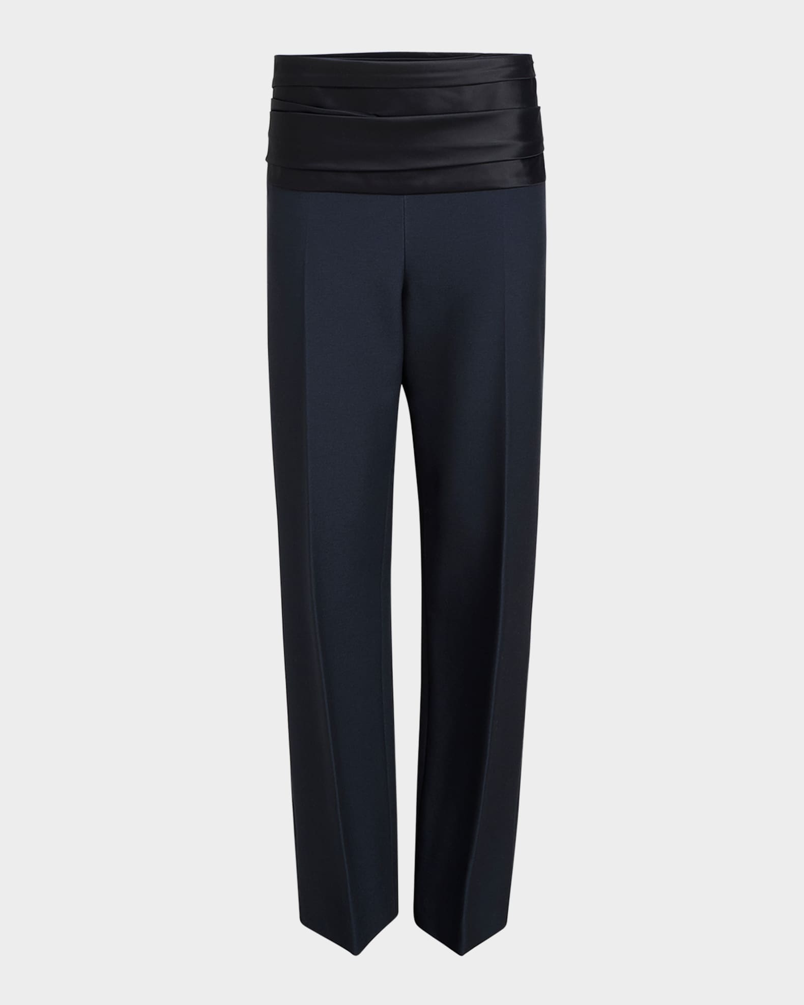 Camberly Bicolor Draped Pants 0