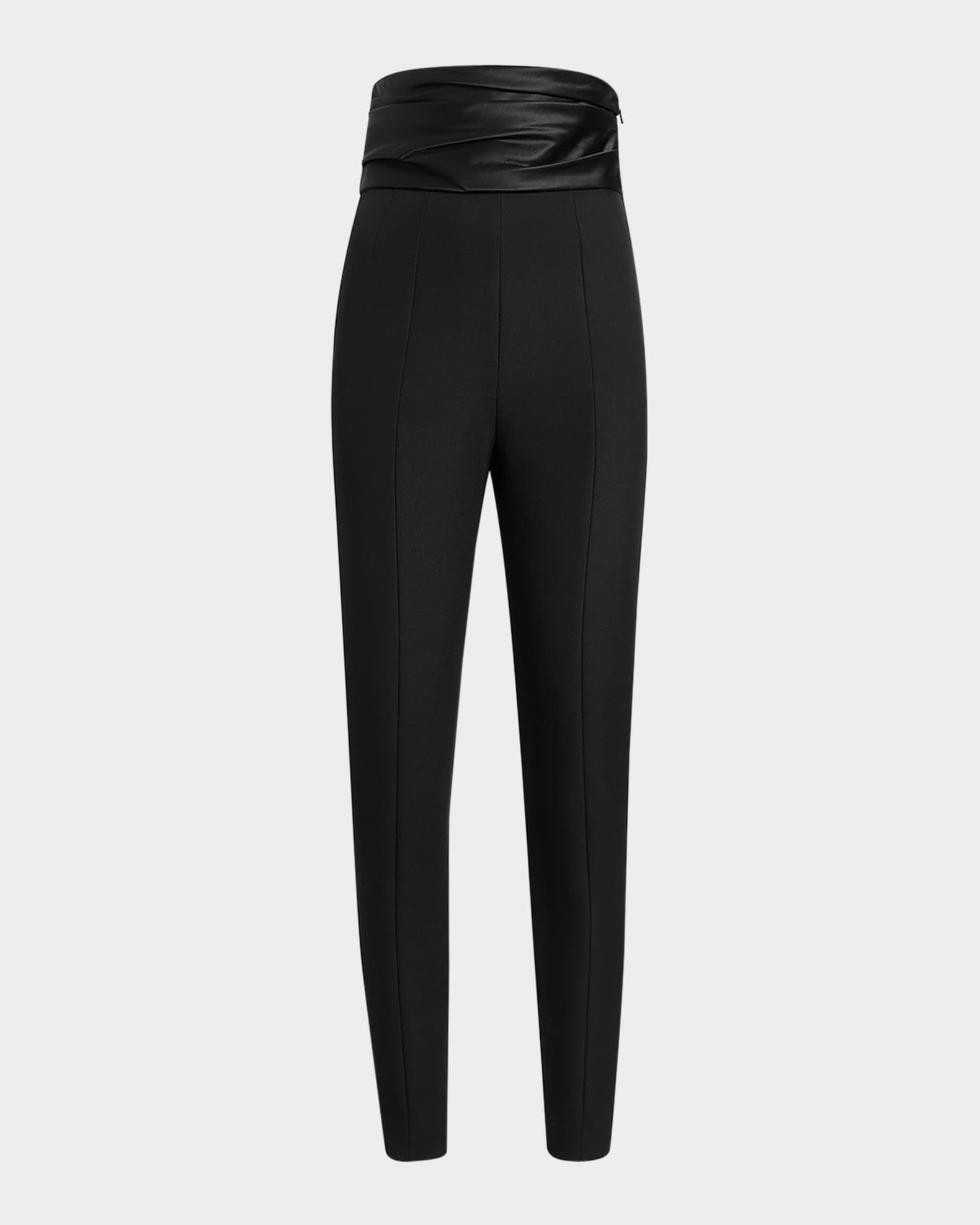Lenro Ruched Waist Skinny Leg Pants 0
