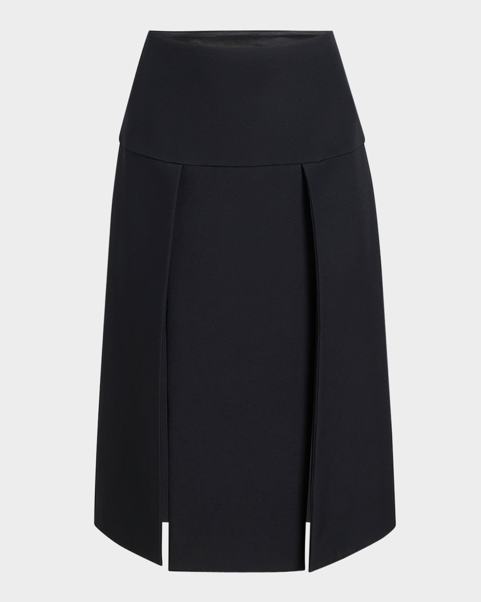 Kidd Pleated Midi Skirt 0