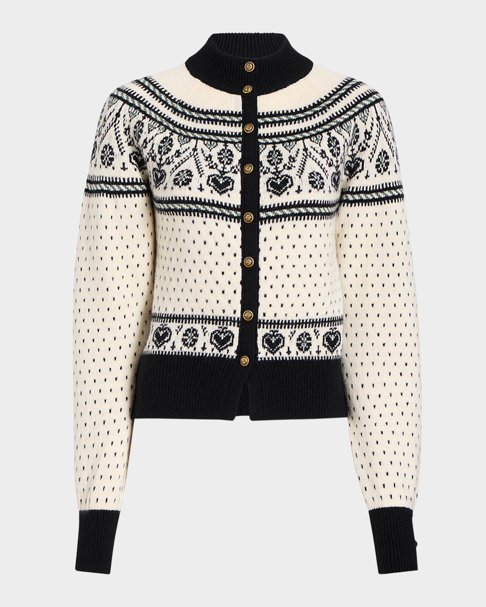 Marc Intarsia Cashmere Cardigan 0