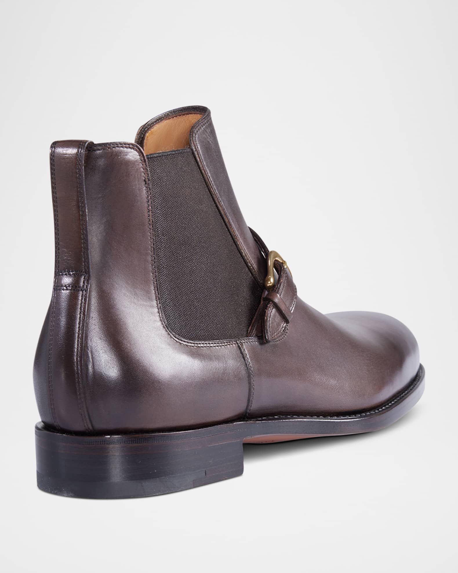 Paul Stuart Men s Sawyer Leather Chelsea Boots Neiman Marcus