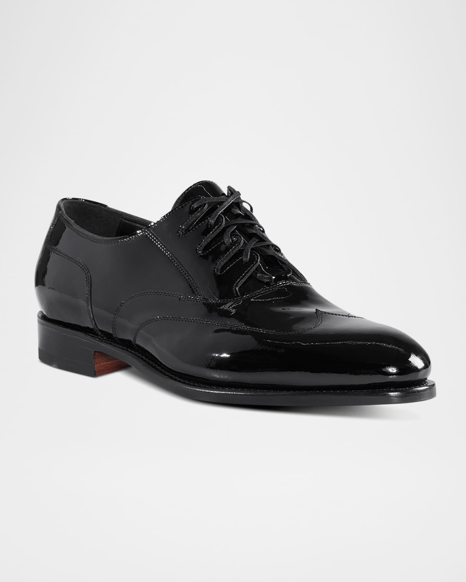 Men's Solane Patent Derby Shoes 1
