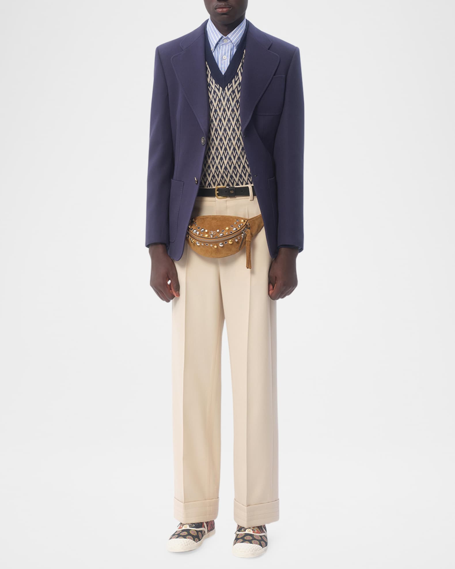 Men's Wool Gabardine Pants