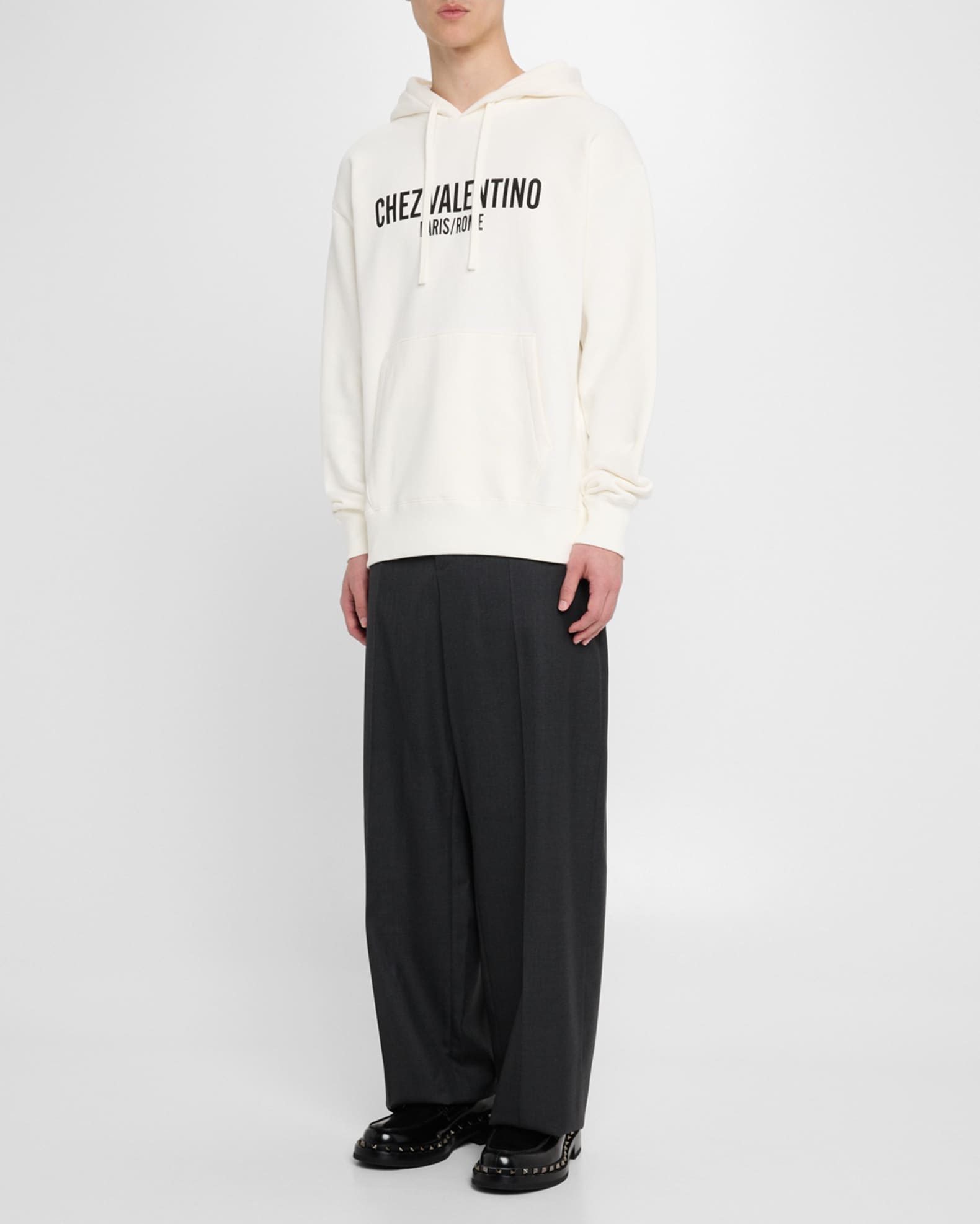 パーカー・フーディ Valentino Garavani Felpa In Jersey Stampa Chez Valentino Valentino Garavani Men's Jersey Felpa Chez Hoodie | Neiman