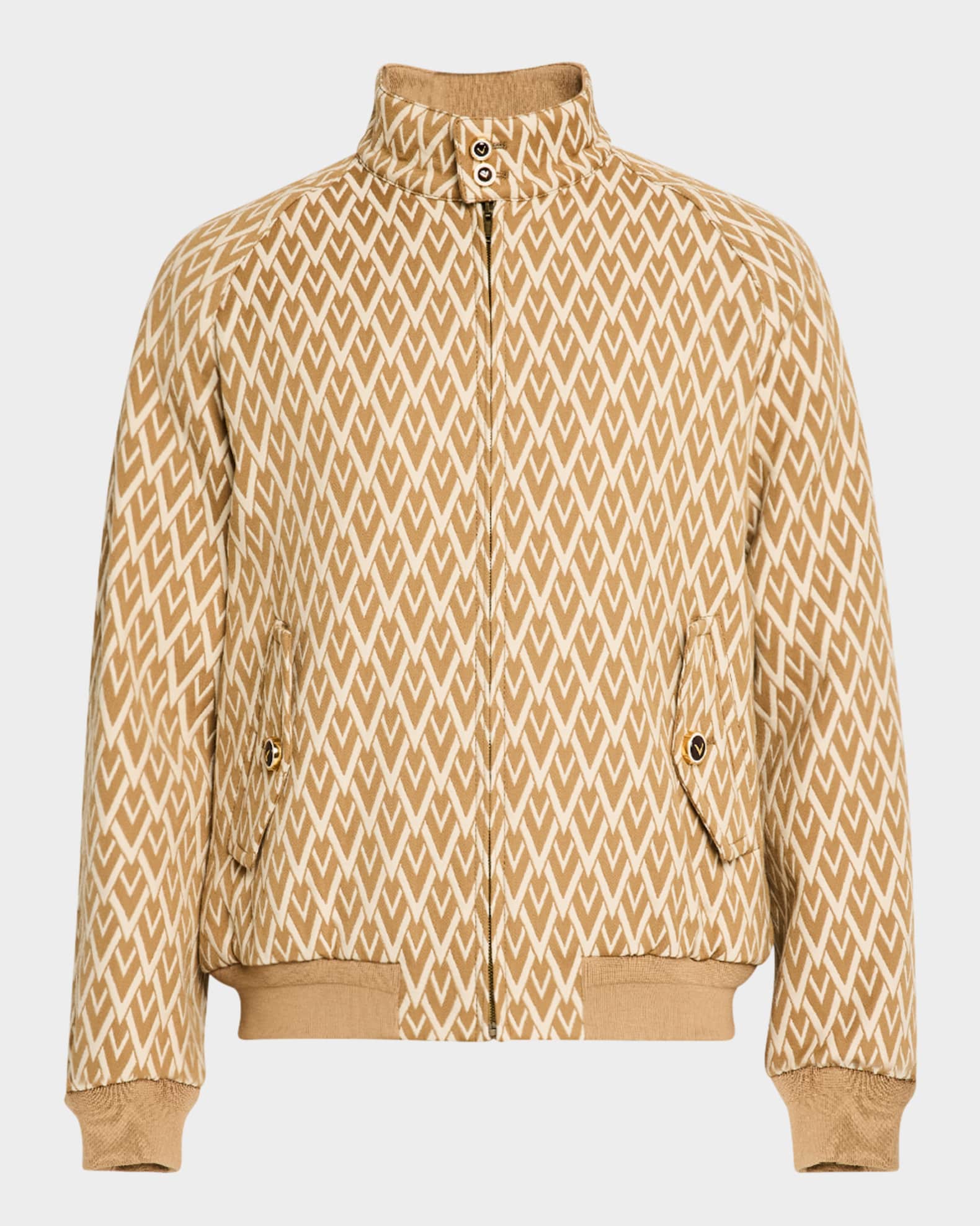 ジャケット VALENTINO Embroidered jacquard jacket (7B3CJ3Q79LG BDR) valentino-garavani-valentino-