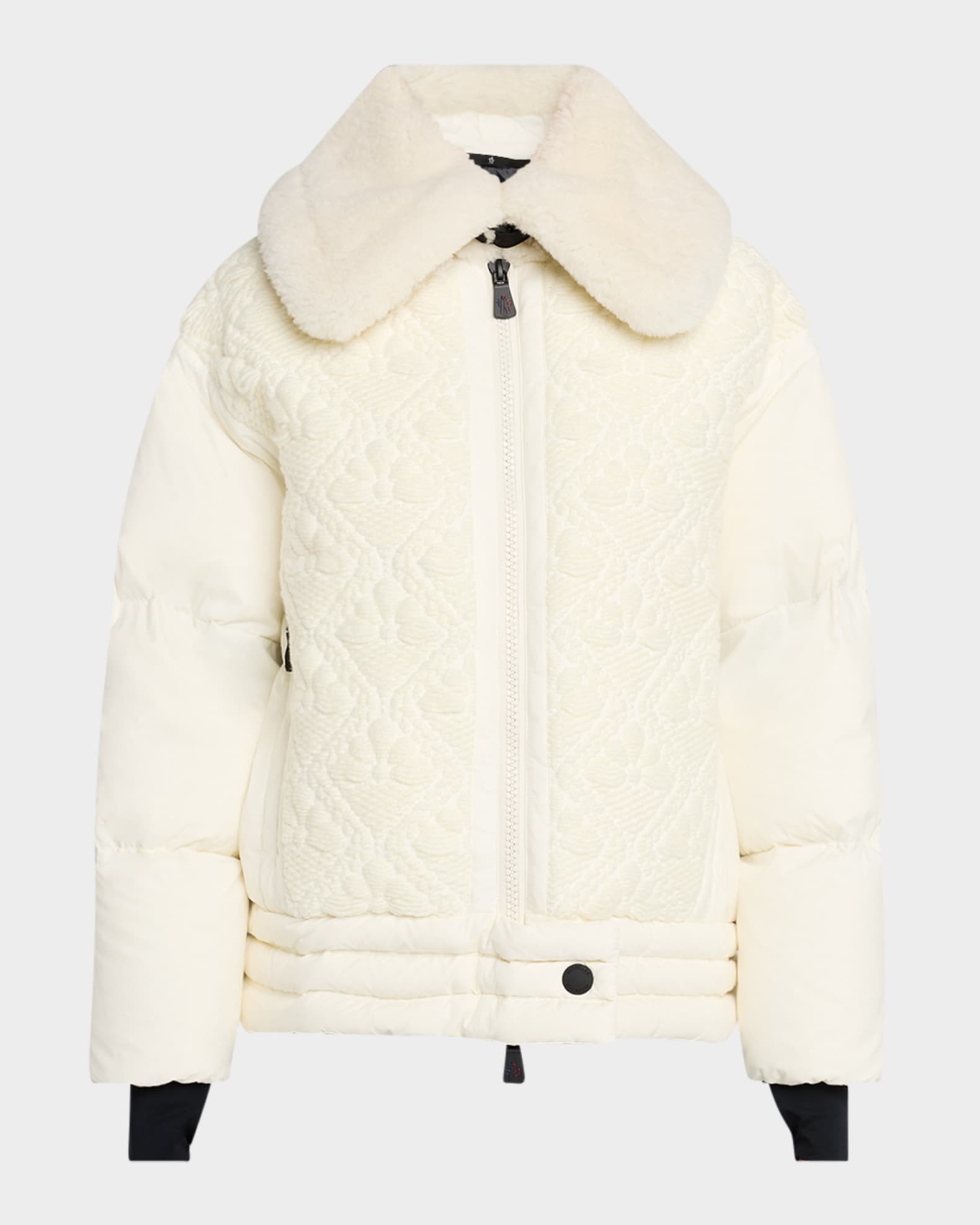 Risoul Ski Bomber Jacket with Shearling Collar 0