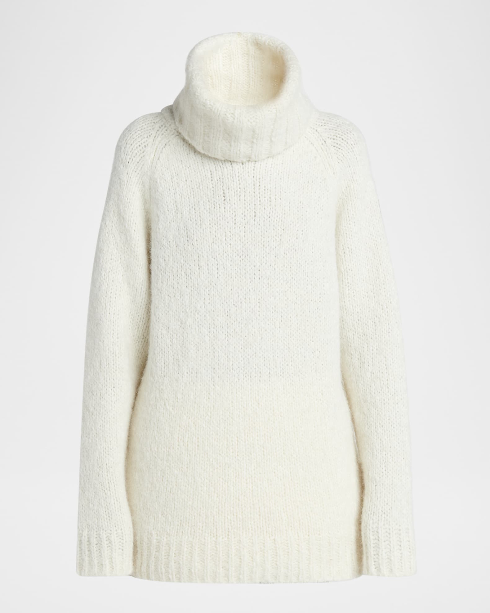 Alpaca-Blend Turtleneck Sweater 0
