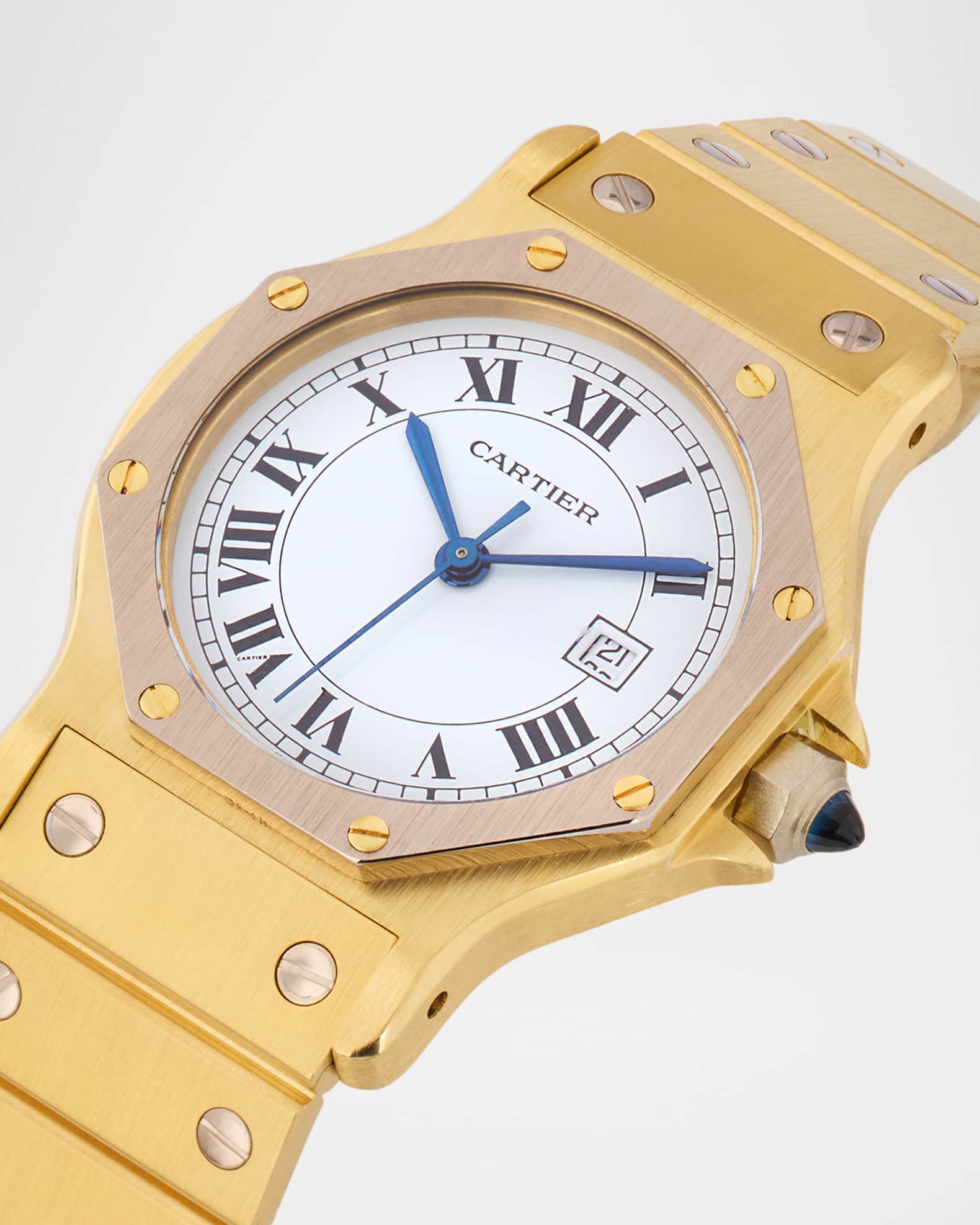 Cartier Santos de Octagon 30mm Vintage 1980s Watch 1