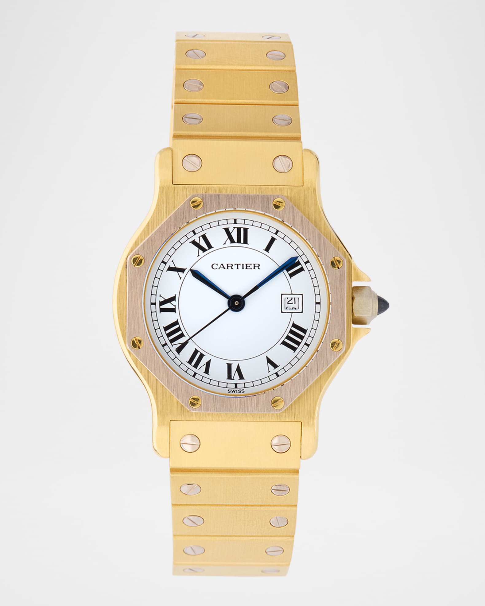 Cartier Santos de Octagon 30mm Vintage 1980s Watch 0