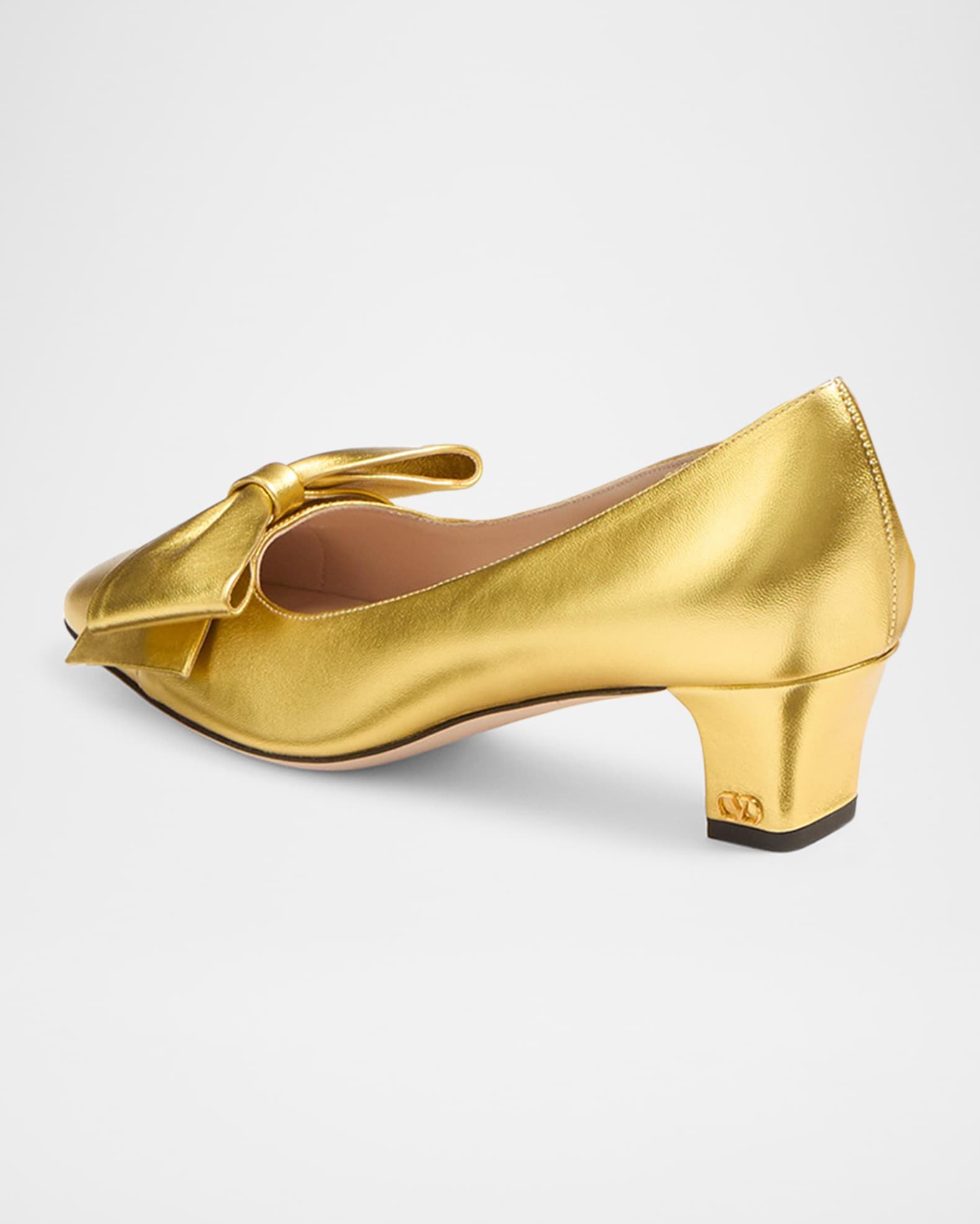 24AW new/VALENTINO GARAVANI Bowowフローラルパンプス Pumps Valentino Garavani Bowow Leather Pumps - Bergdorf Goodman