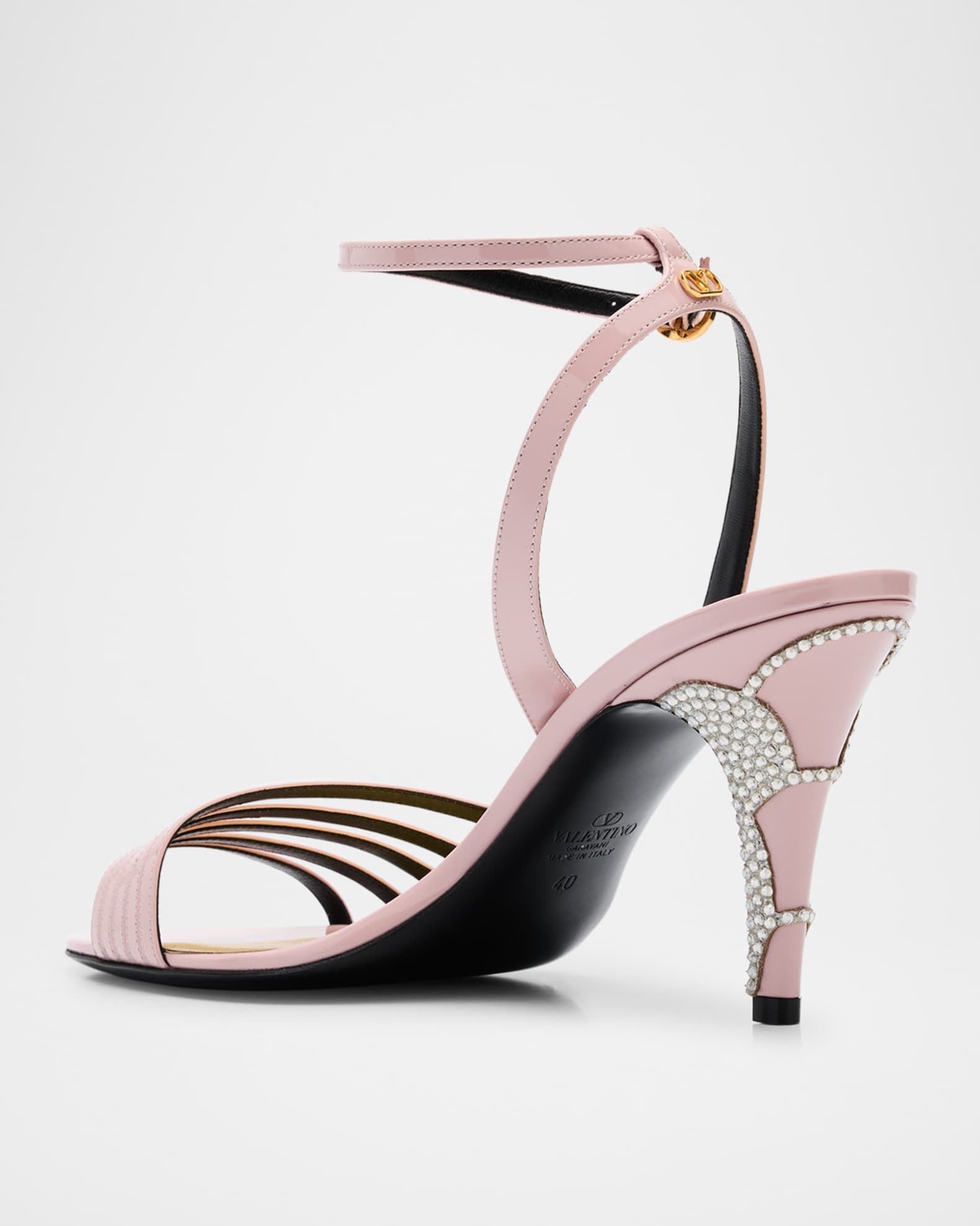 Ladycrush Leather Ankle-Strap Sandals