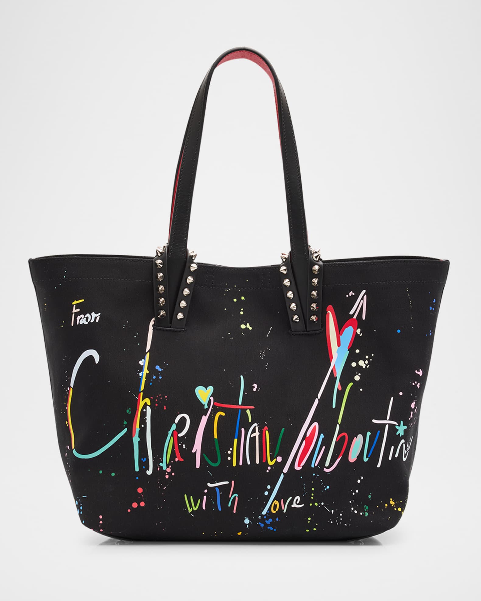 目を惹く★ ルブタン Cabata beach small canvas tote bag Christian Louboutin | Cabata beach small canvas tote bag