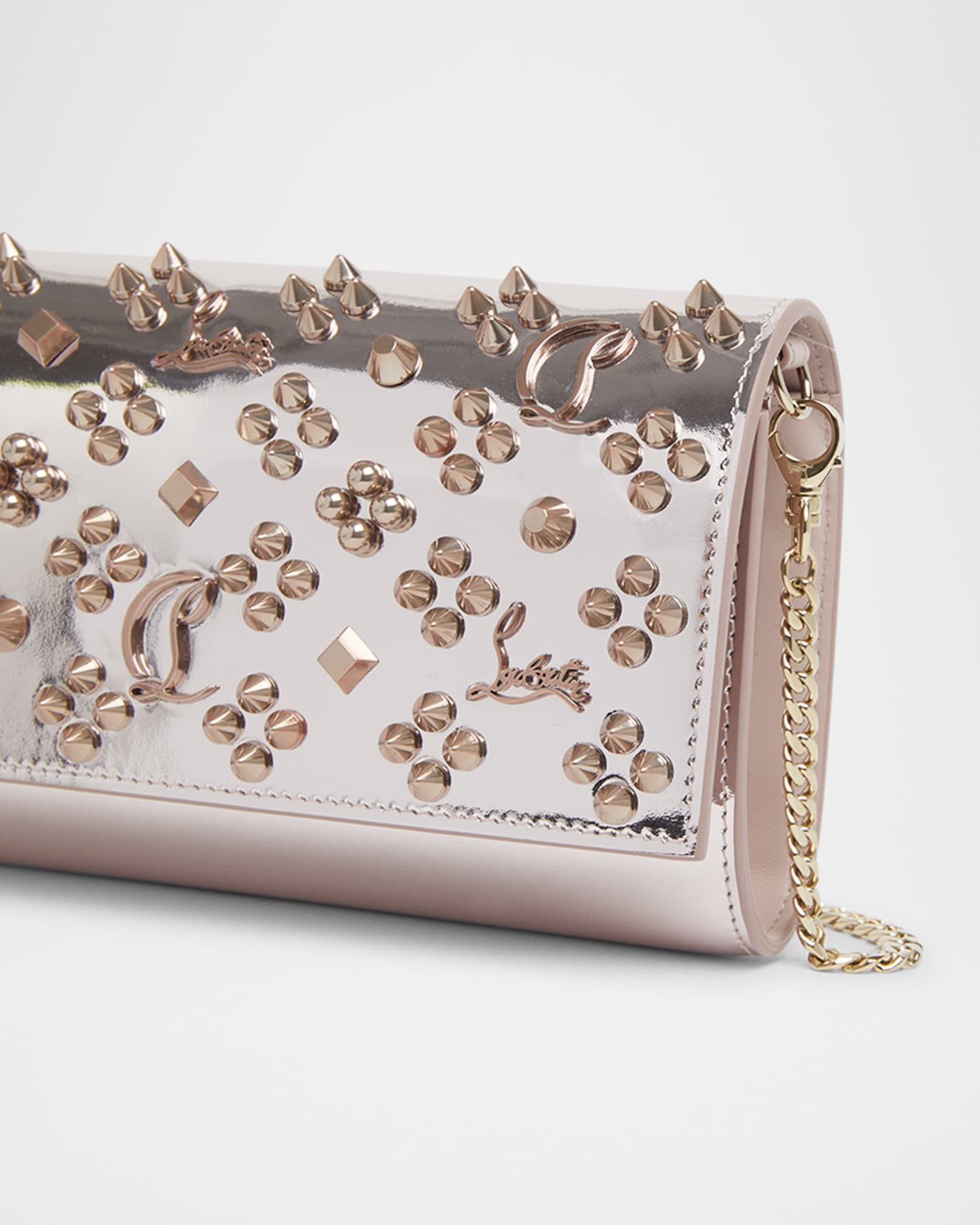 Christian Louboutin Paloma Loubinthesky Metallic Wallet on Christian Louboutin Paloma Loubinthesky Metallic Wallet on
