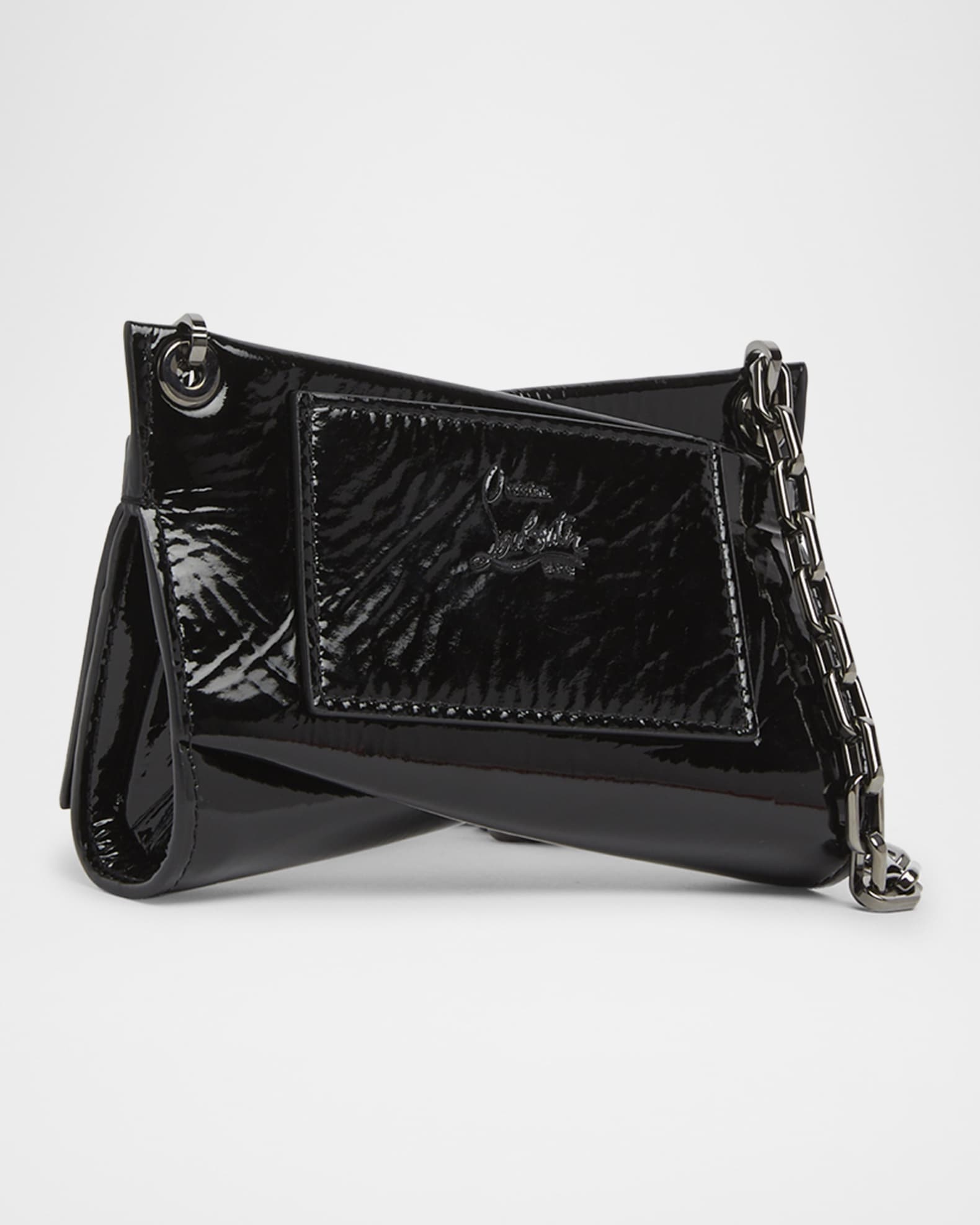 Christian Louboutin Loubitwist Mini Patent Leather Crossbody Bag Neiman Marcus
