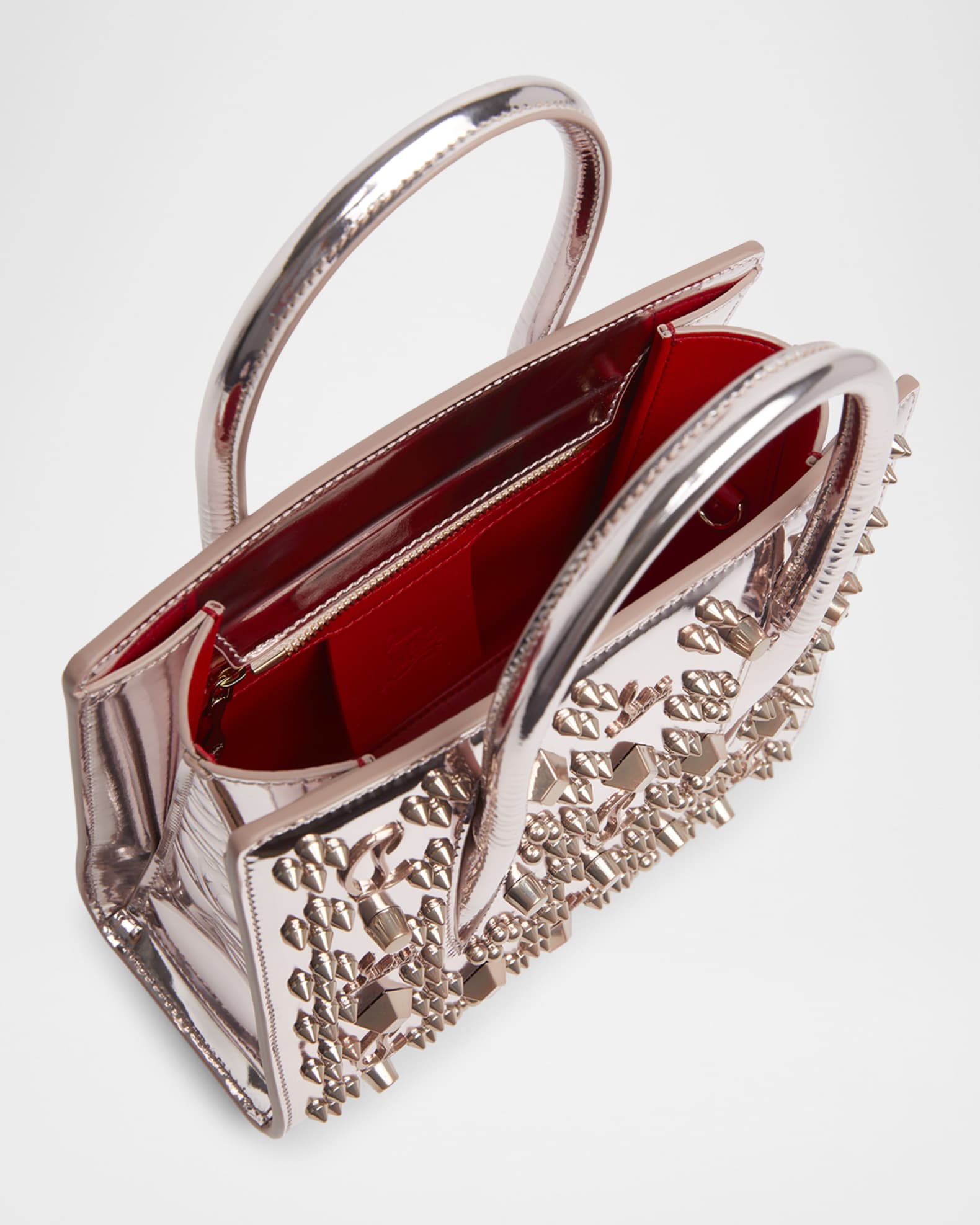 Christian Louboutin Paloma Mini Loubinthesky Metallic Top Christian Louboutin Paloma Mini Loubinthesky Metallic Top