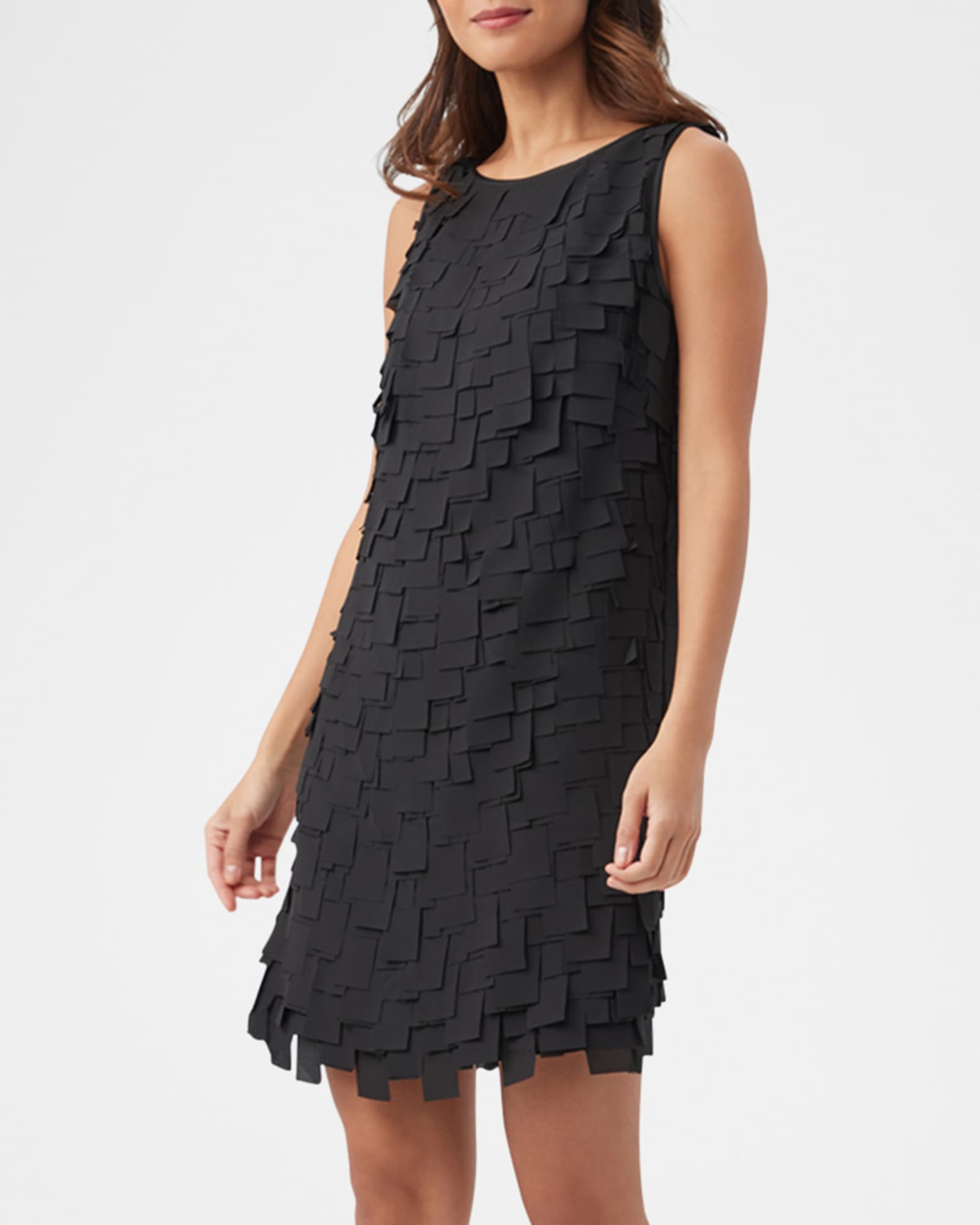 Valdis Sleeveless Fringed Mini Dress 1