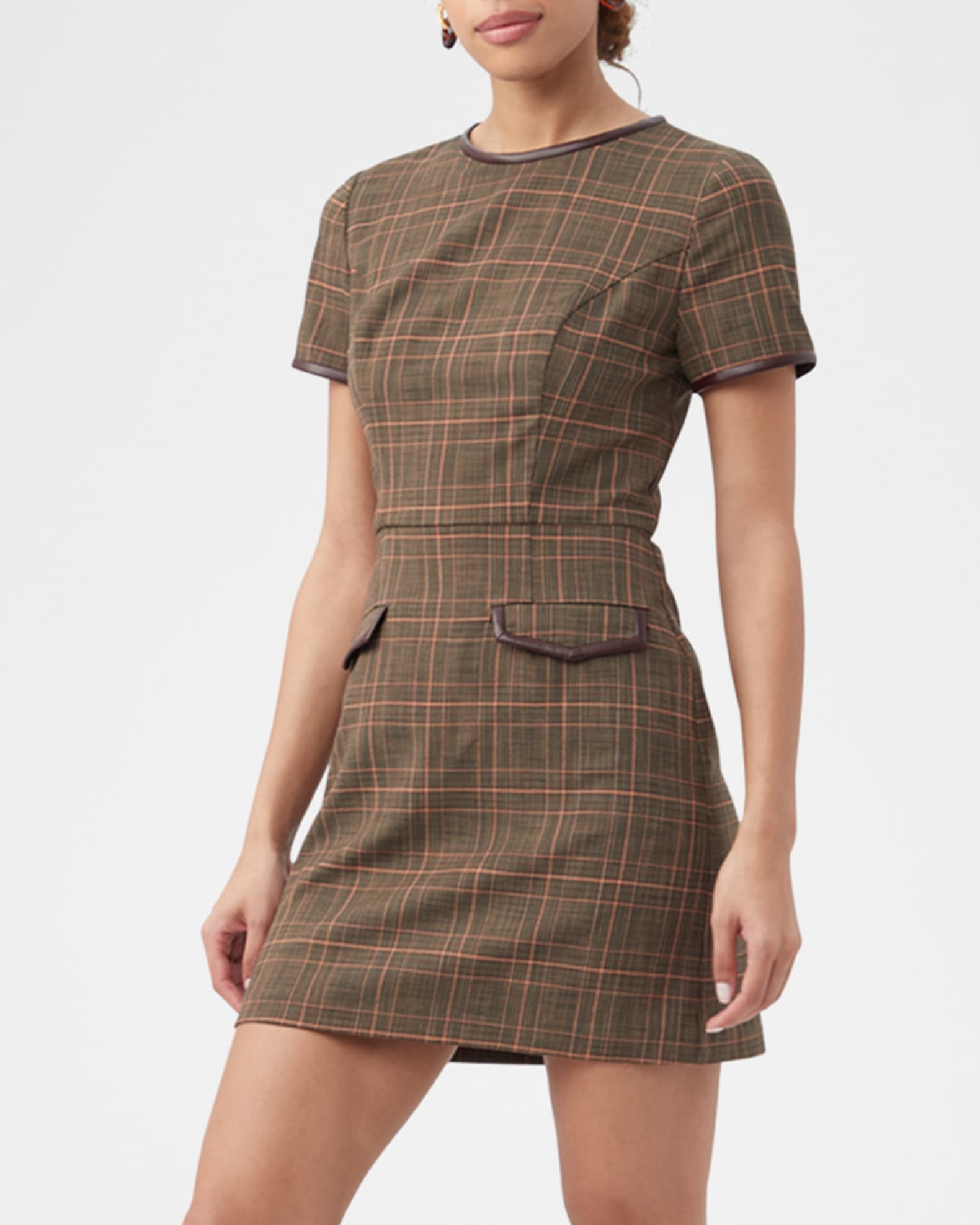Trina turk plaid dress 2025