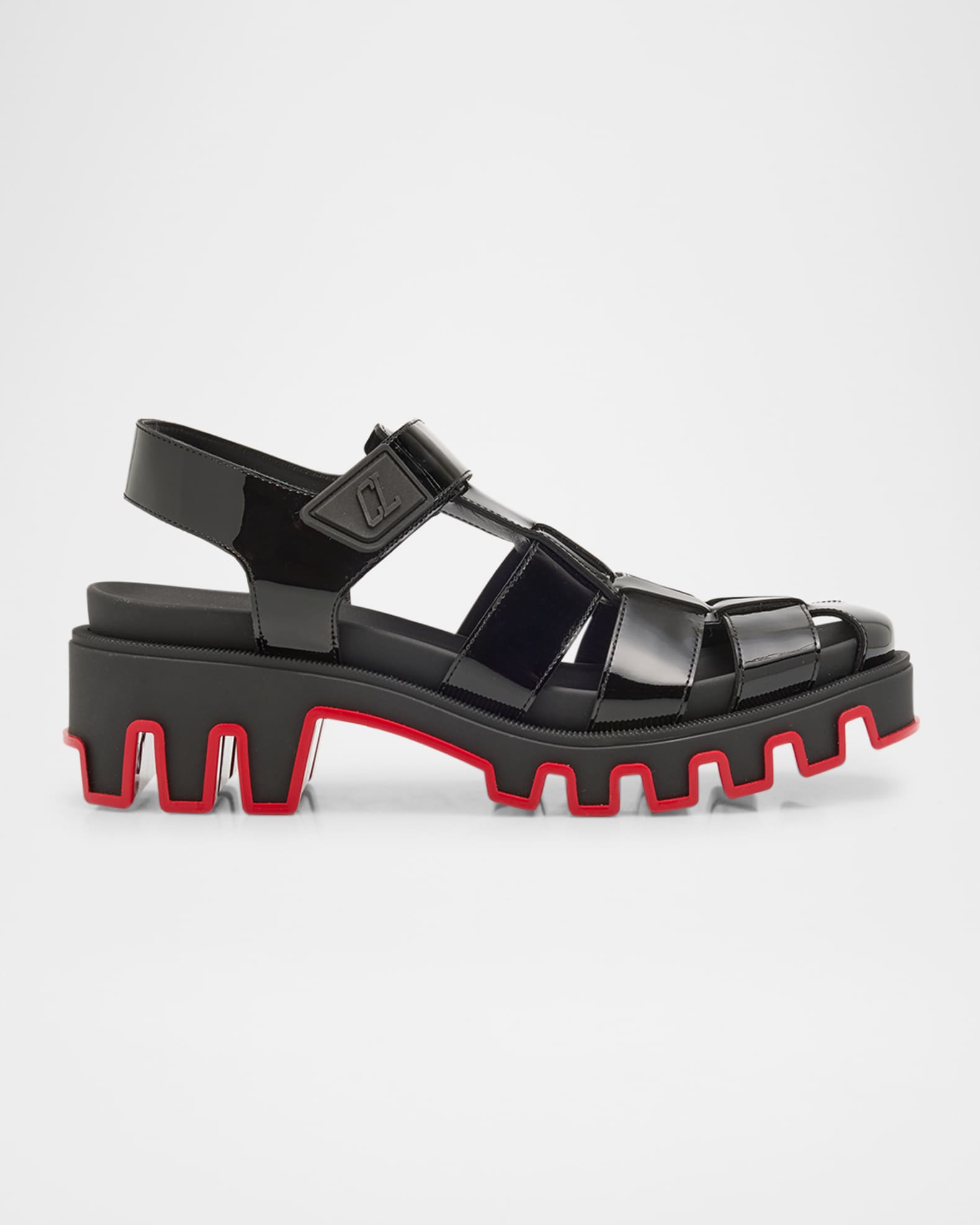 Men's Meduzz Dune 35 Patent Leather Fisherman Sandals 0