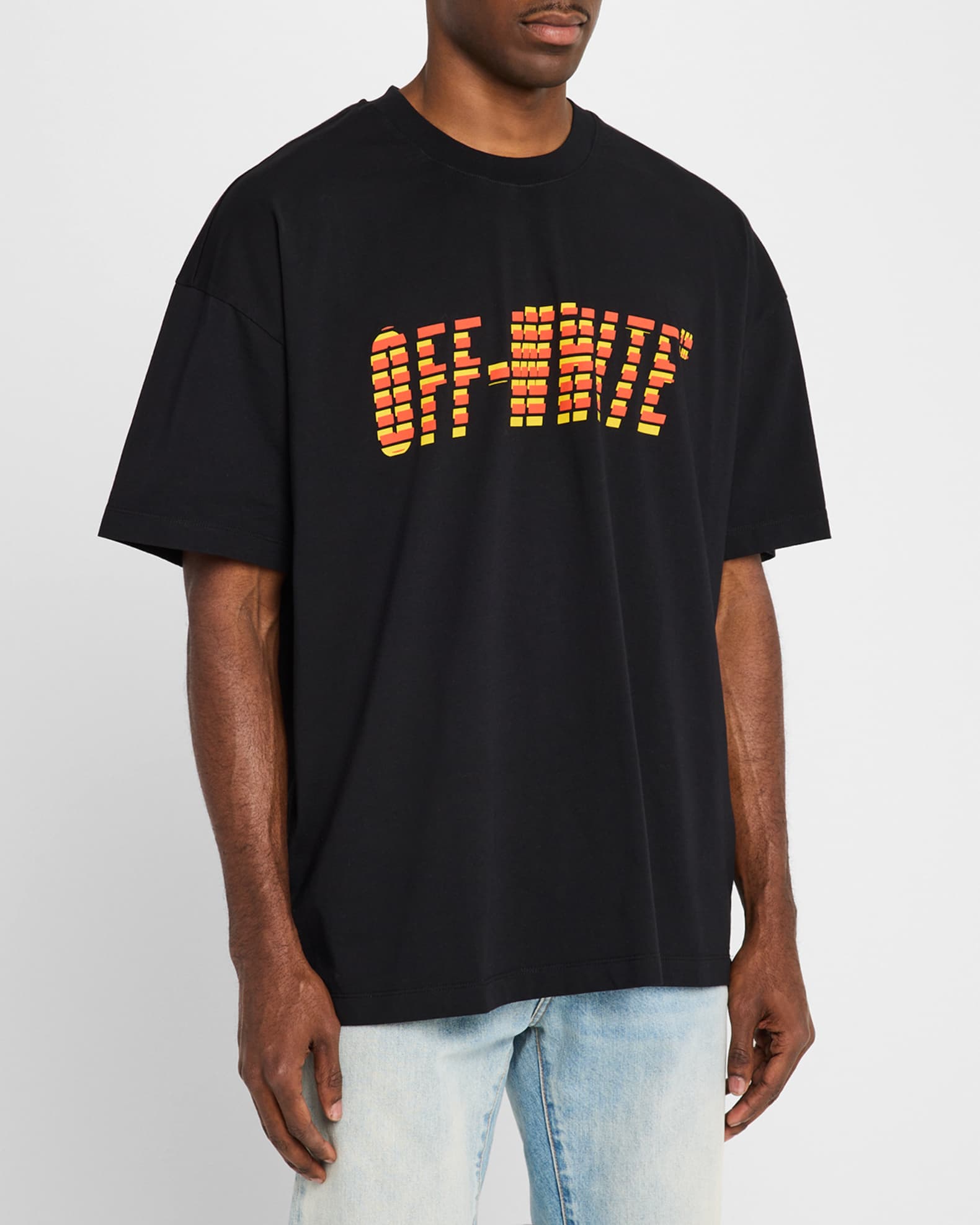 Off-White Men's Graphic Logo T-Shirt | Neiman Marcus