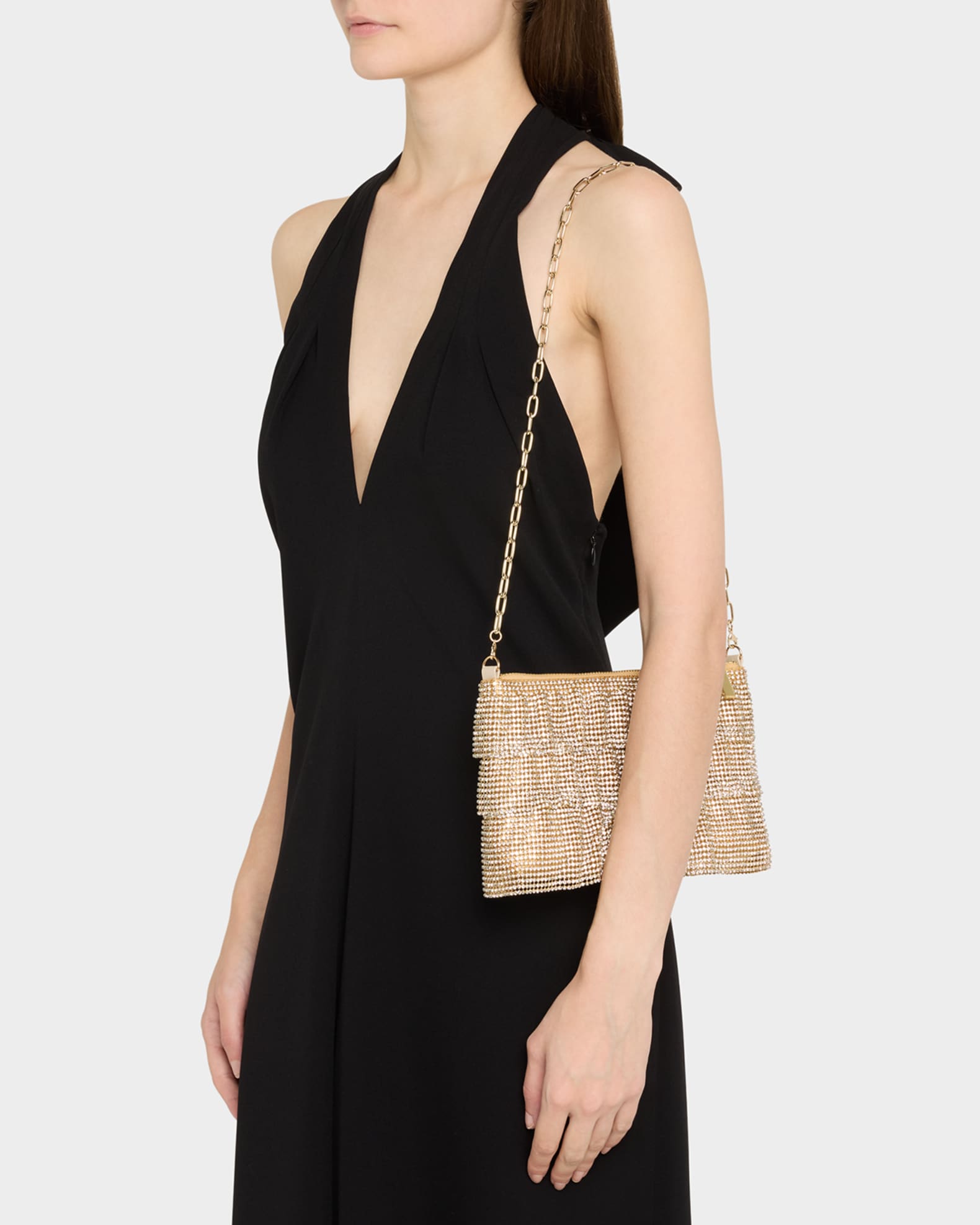 Evening Mesh Chain Shoulder Bag 1