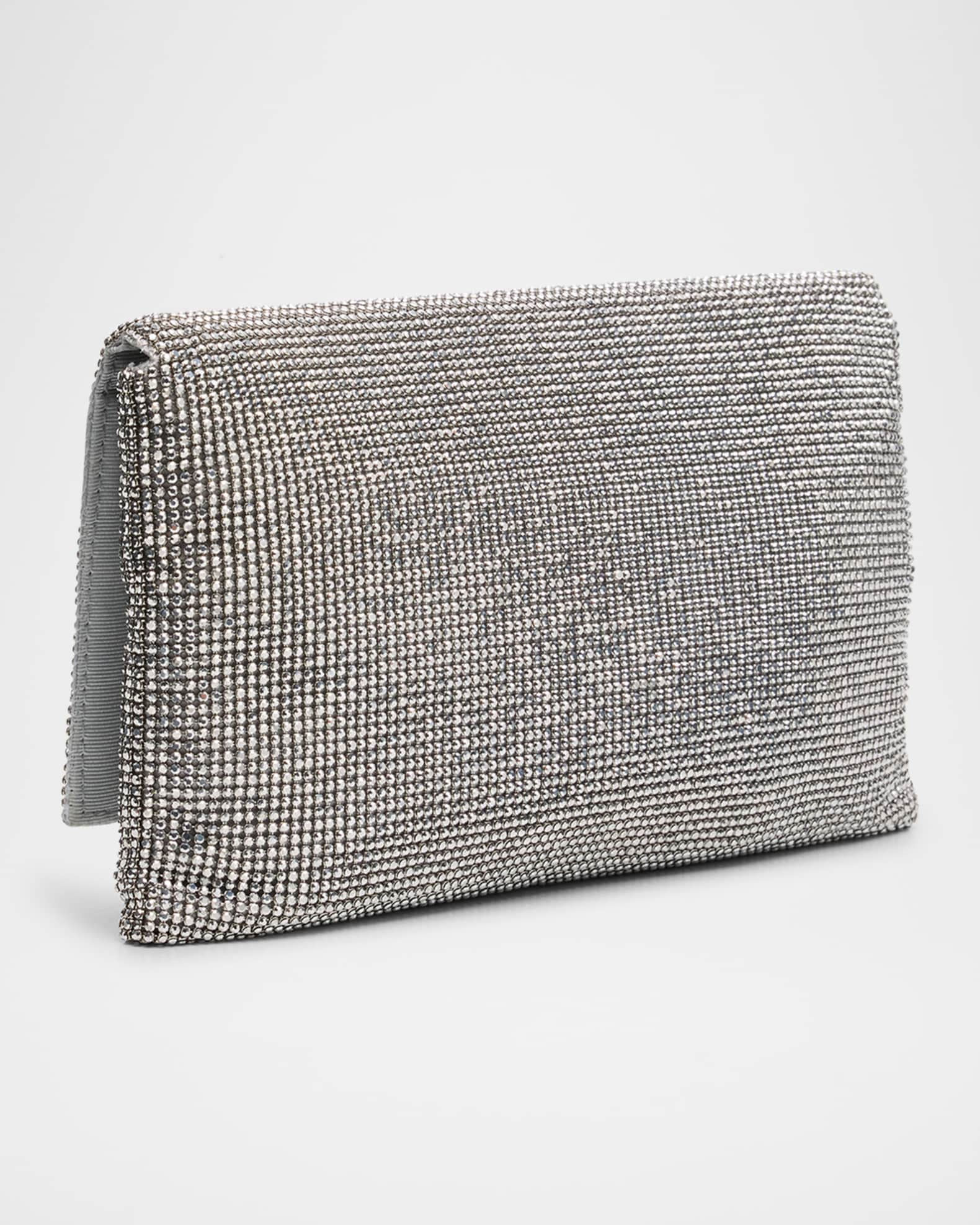 Whiting & Davis Evening Flap Mesh Clutch Bag Neiman Marcus