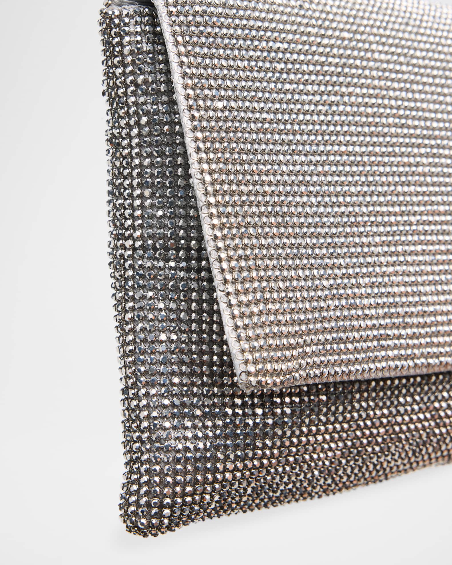 Whiting & Davis Evening Flap Mesh Clutch Bag Neiman Marcus