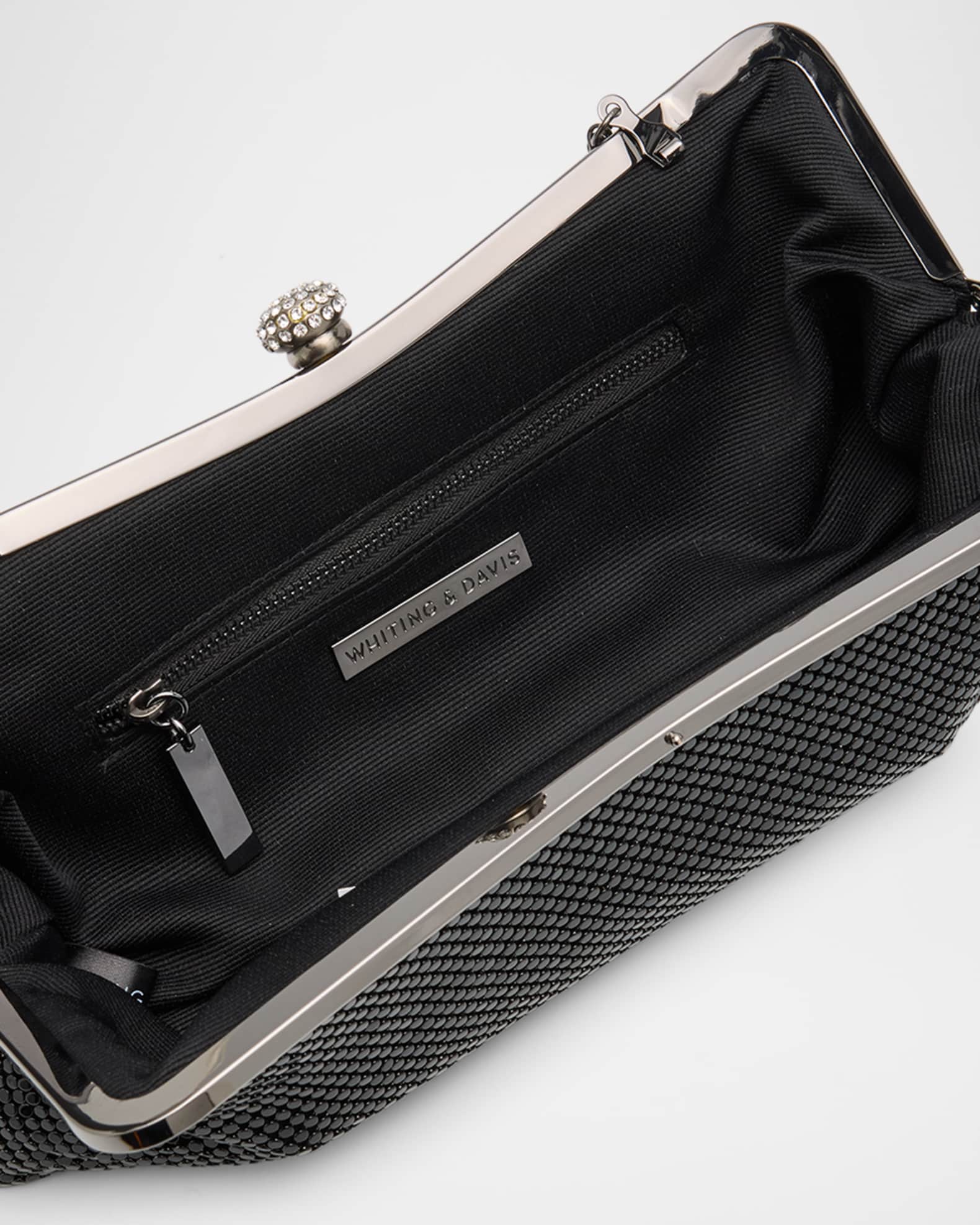 Whiting Davis Mesh Brass Evening Clutch Bag Neiman Marcus