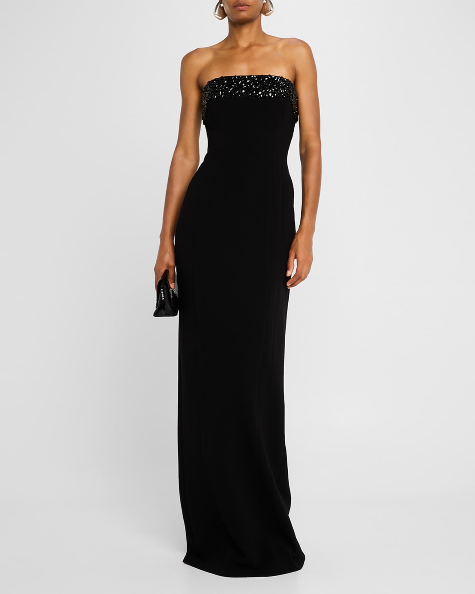 Elizabeth Embellished Strapless Gown 1