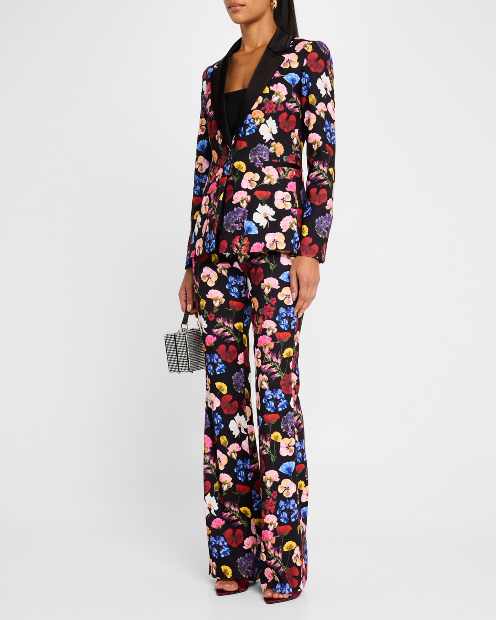 Timeless Blossom Hundley Notch Collar Fitted Blazer 1