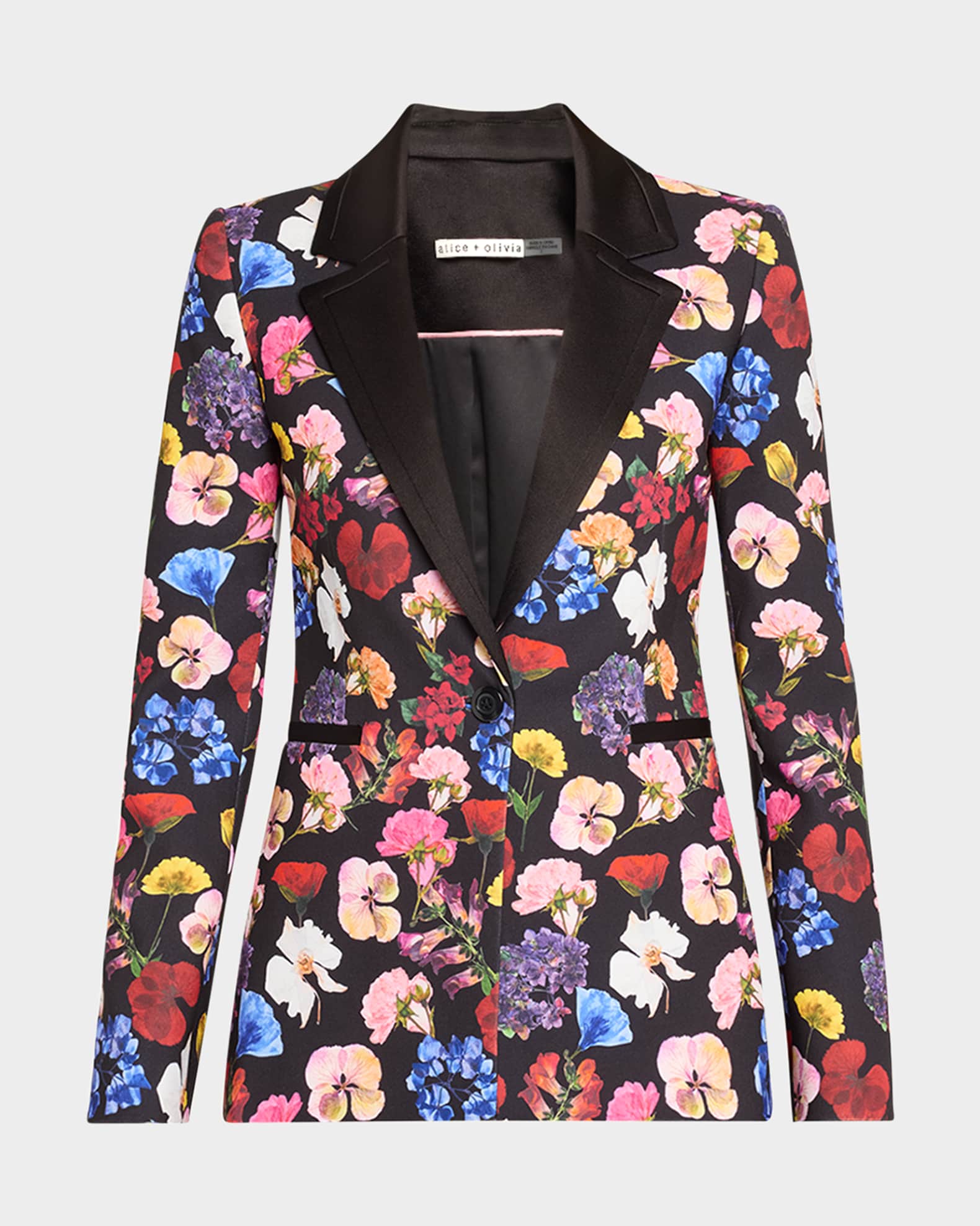 Timeless Blossom Hundley Notch Collar Fitted Blazer 0