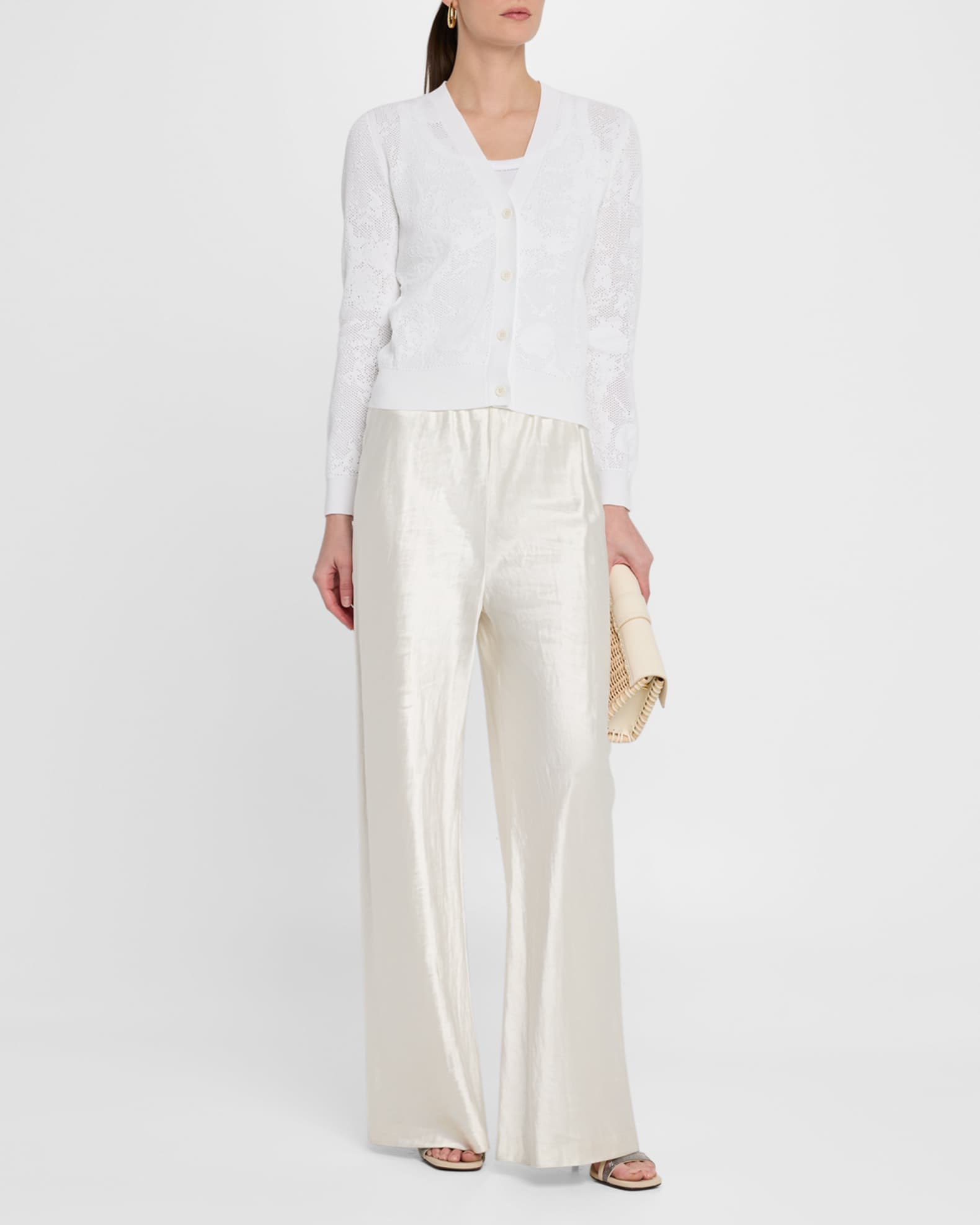 Cotton Jacquard Cardigan 1